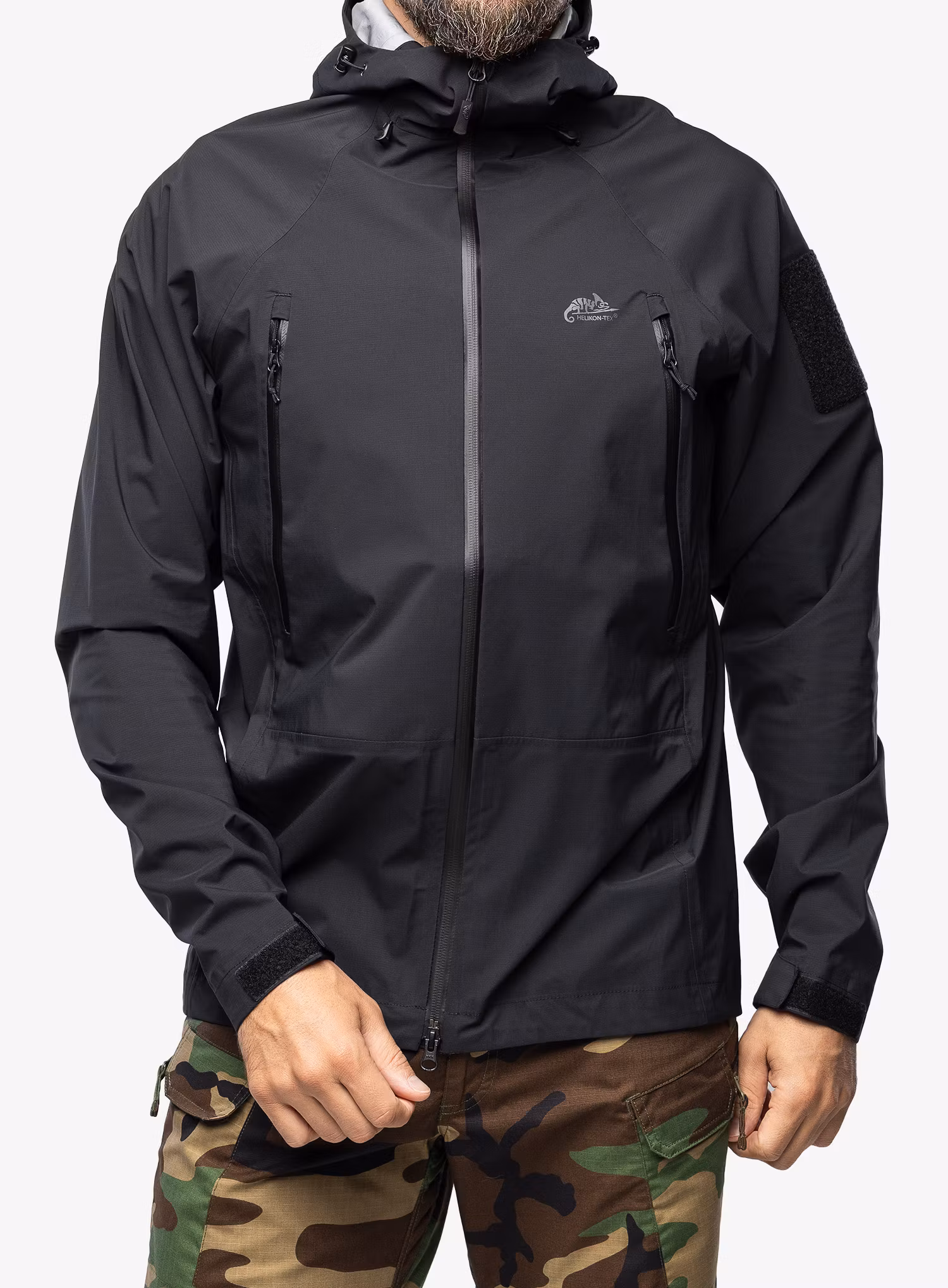 Bunda Helikon-Tex Squall Hardshell - black