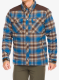 Zateplené tričko Helikon-Tex Winter Warden Shirt - forest blue plaid
