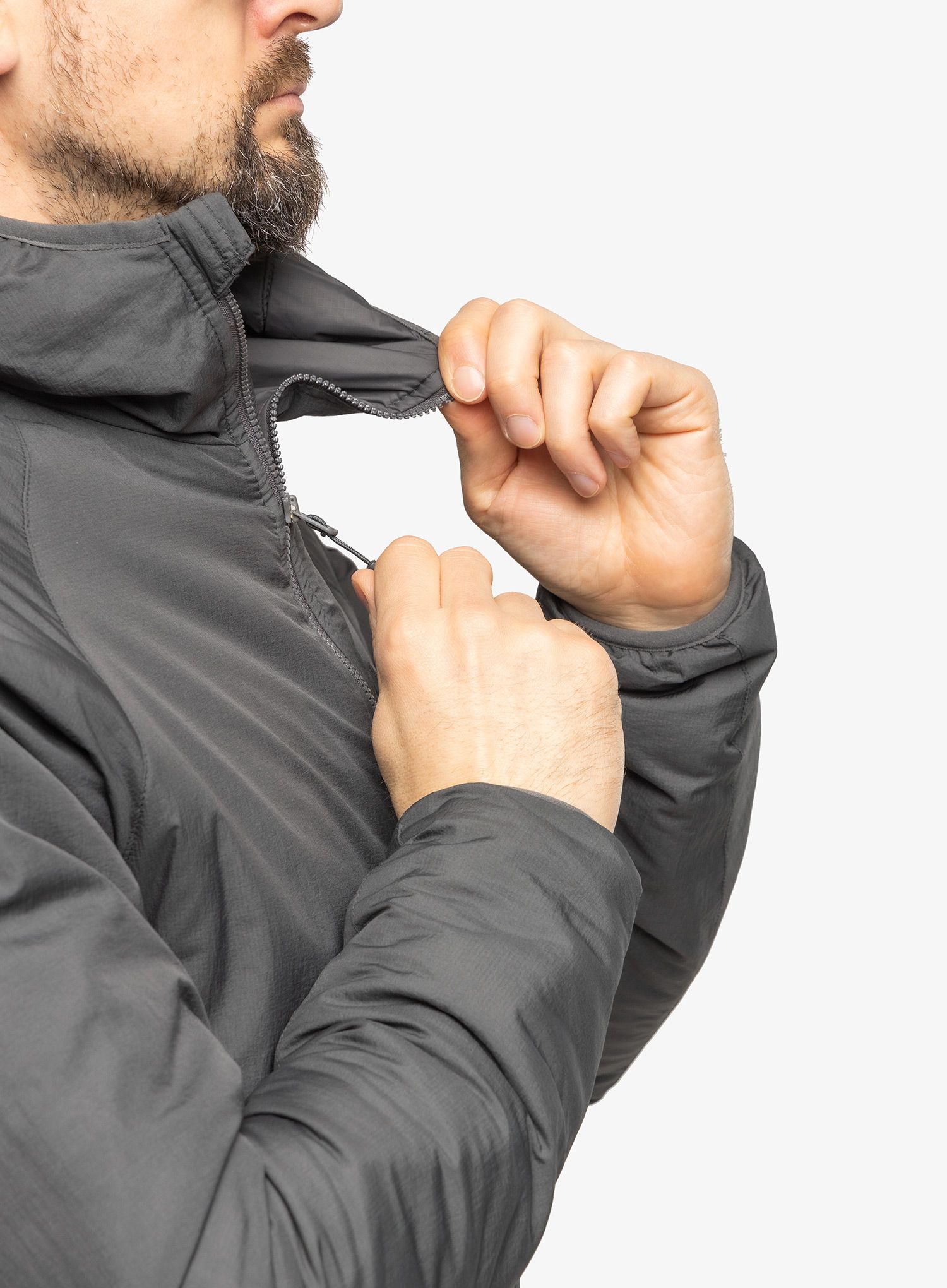 Bunda Helikon-Tex Wolfhound Hoodie - Climashield Apex 67g - grey