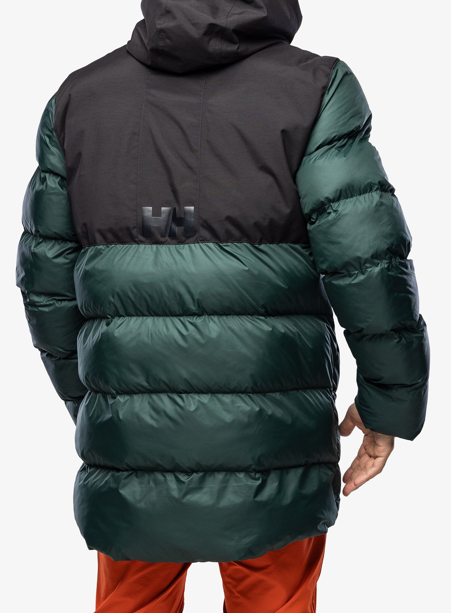 Zateplená bunda Helly Hansen Active Puffy Long Jacket - darkest spruce/black