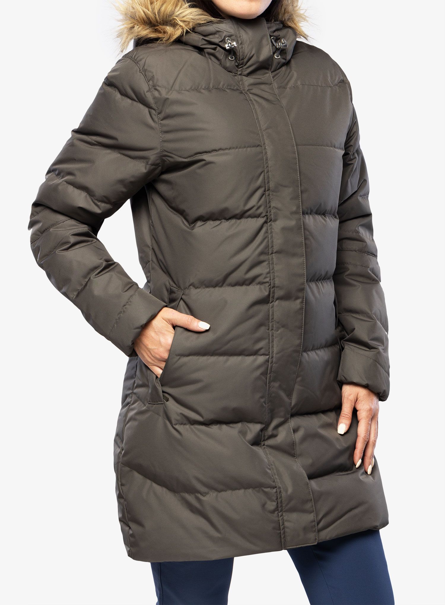 Dámský péřový kabát Helly Hansen Aden Down Parka - beluga