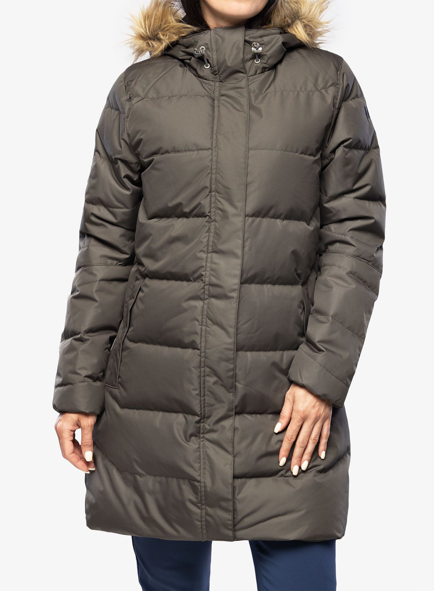 Dámský péřový kabát Helly Hansen Aden Down Parka - beluga