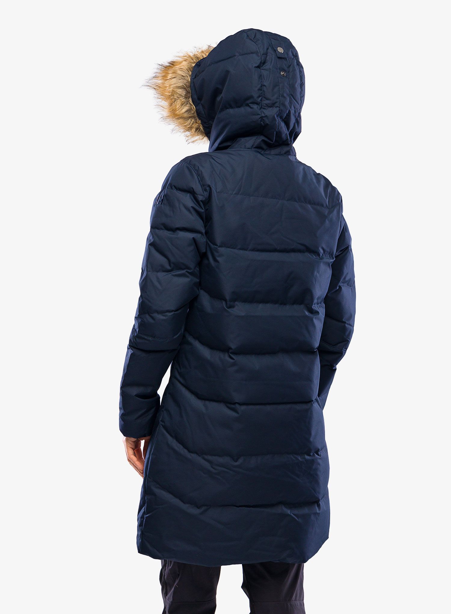 Dámský péřový kabát Helly Hansen Aden Down Parka - navy