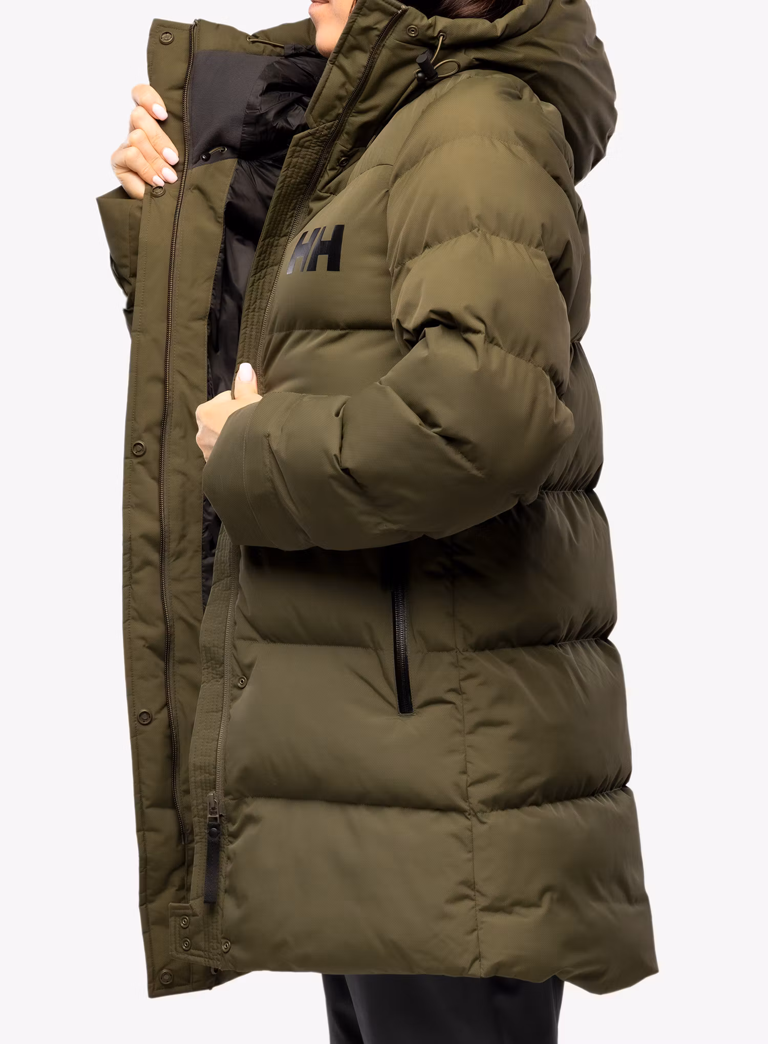 Dámský kabát Helly Hansen Adore Puffy Parka - green