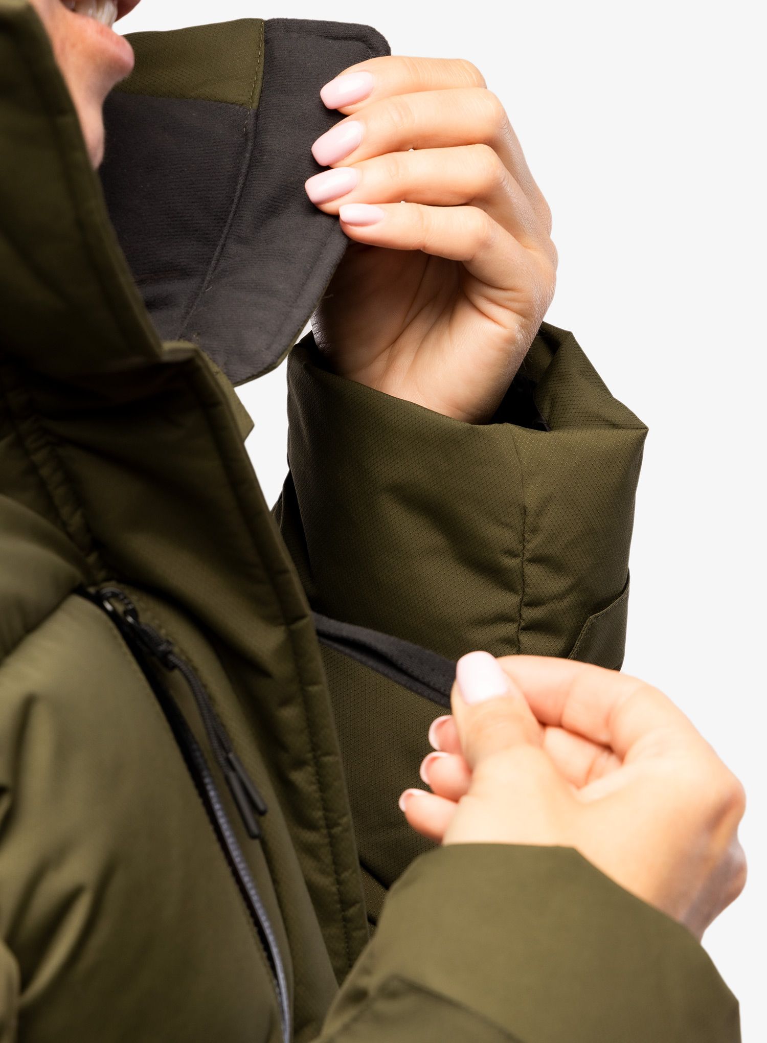 Dámský kabát Helly Hansen Adore Puffy Parka - green