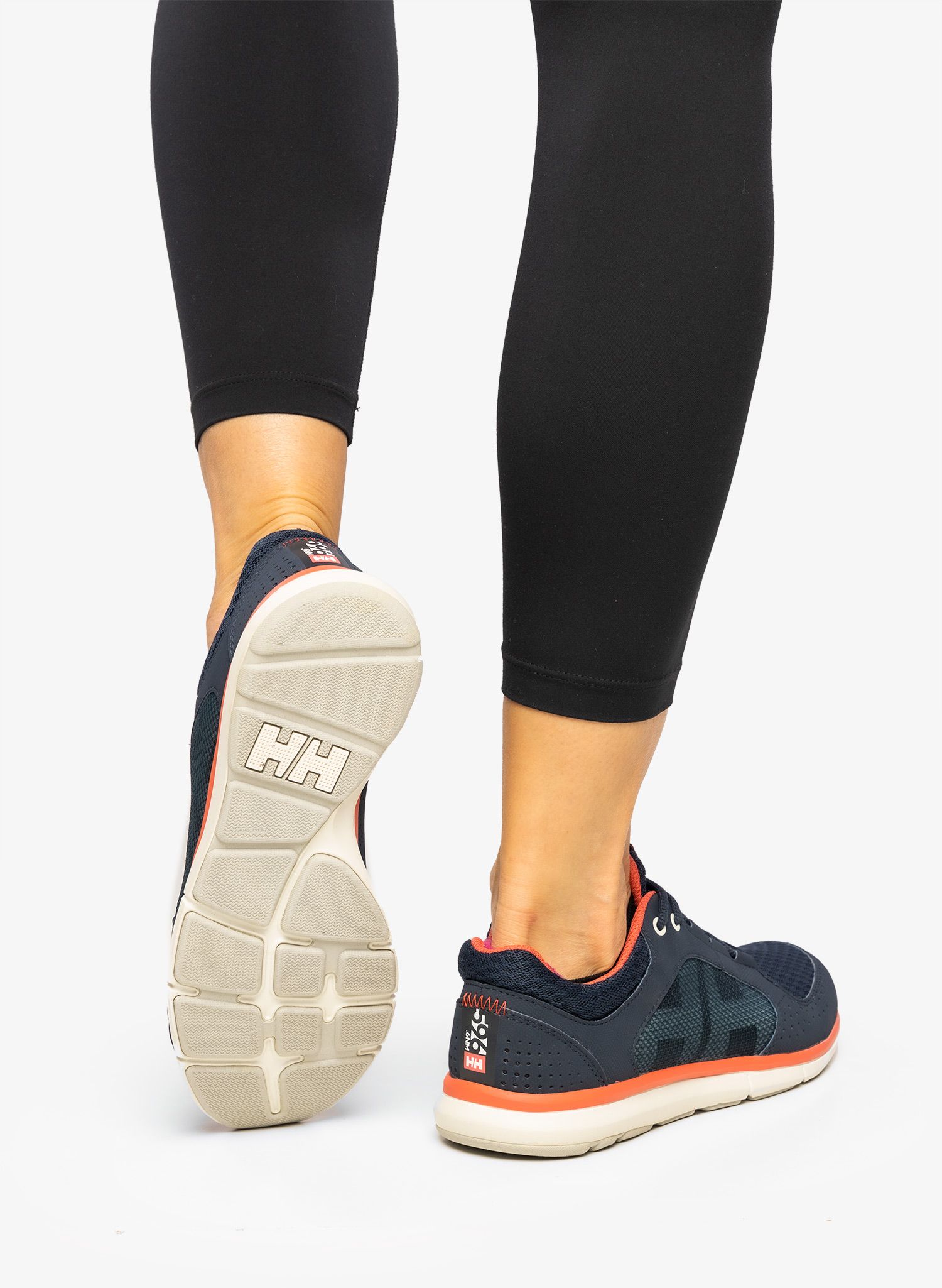Outdoorové boty dámské Helly Hansen Ahiga V4 Hydropower - navy/off white/cayenne