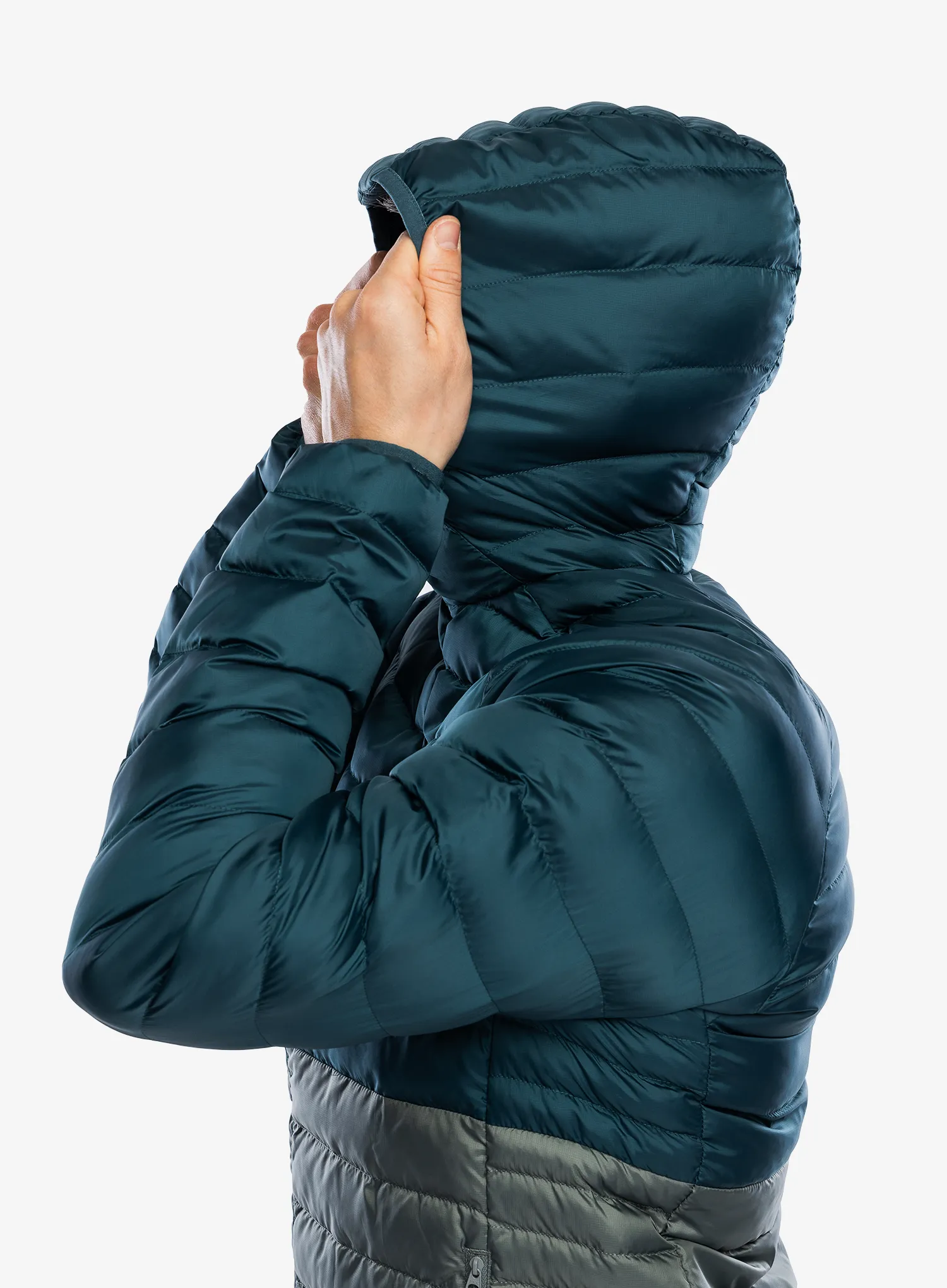 Zateplená bunda Helly Hansen Banff Hooded Insulator - dark creek/grey cactus