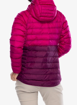 Zateplená bunda dámská Helly Hansen Banff Hooded Insulator - dark magenta/magenta 2.0