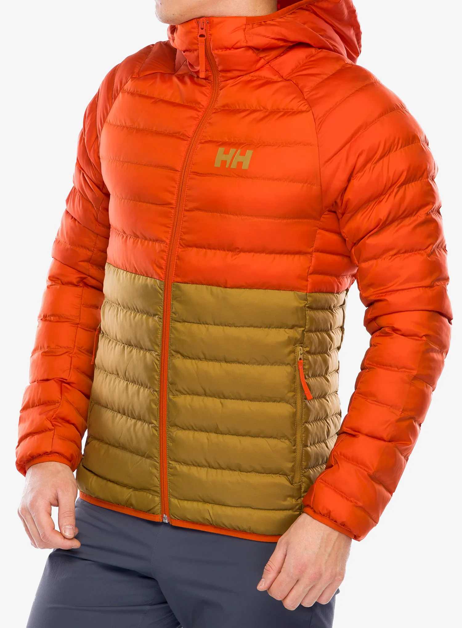 Zateplená bunda Helly Hansen Banff Hooded Insulator - patrol orange/lynx