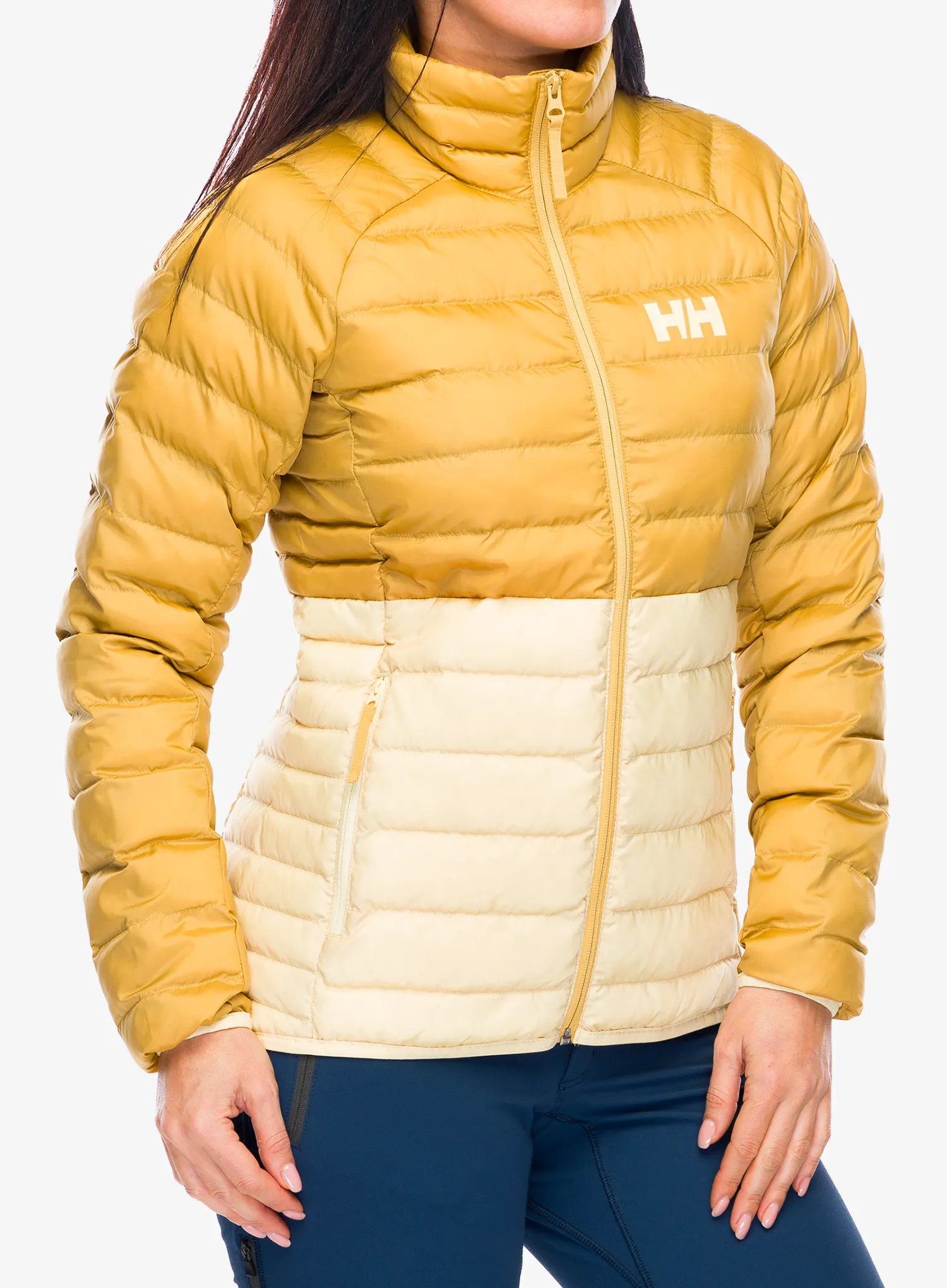 Zateplená bunda dámská Helly Hansen Banff Insulator Jacket - yellow cream/sand
