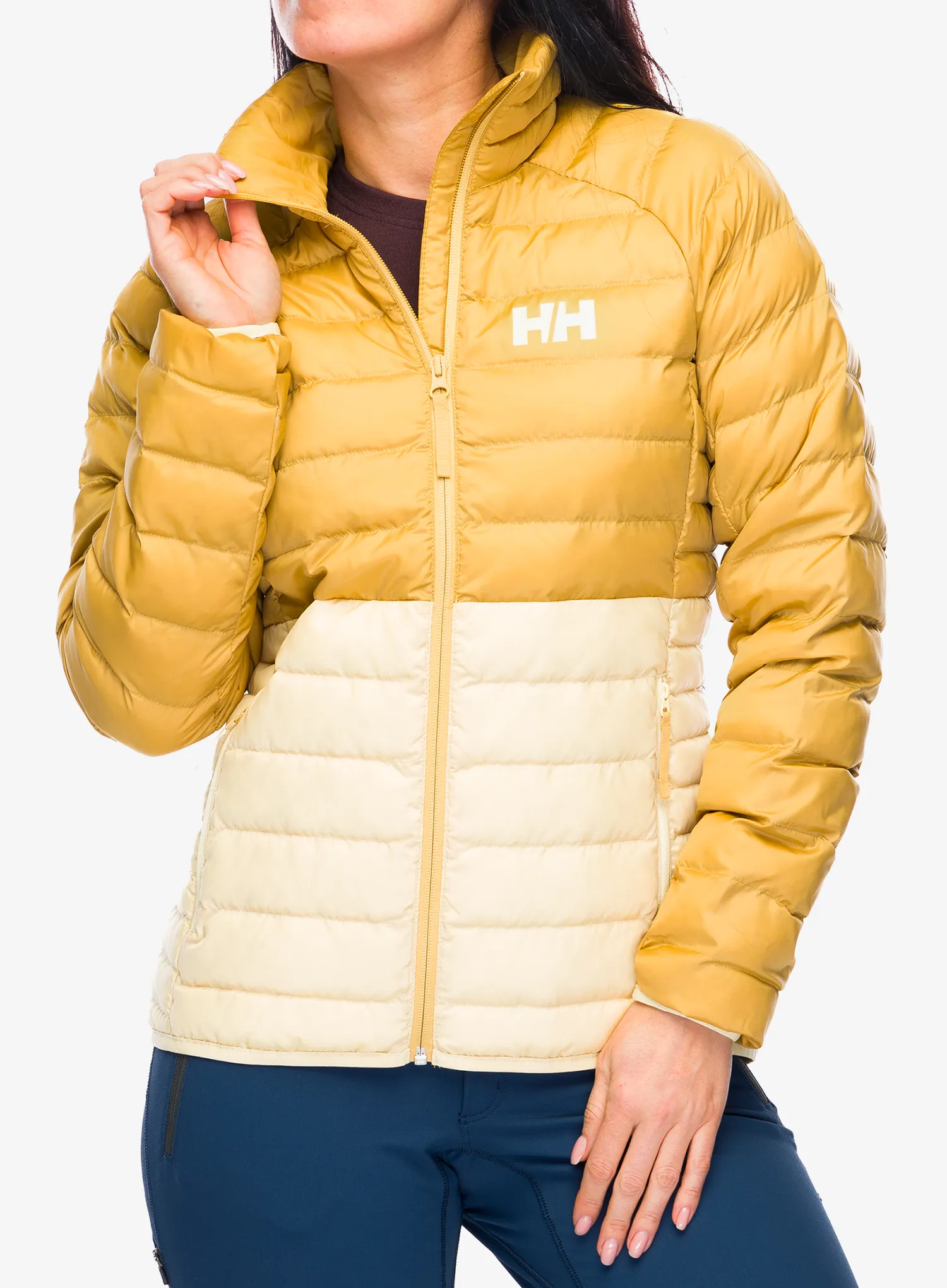 Zateplená bunda dámská Helly Hansen Banff Insulator Jacket - yellow cream/sand