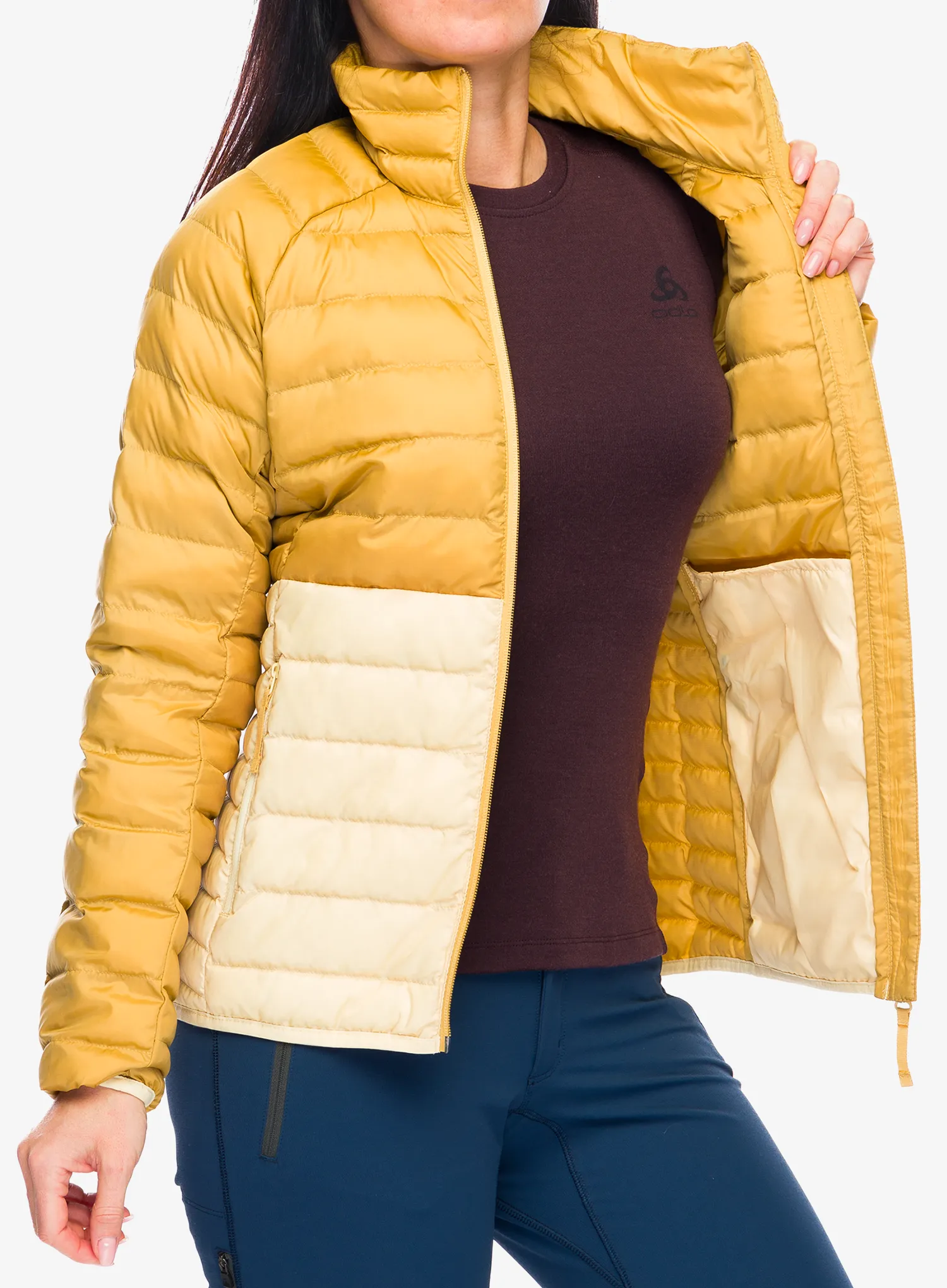 Zateplená bunda dámská Helly Hansen Banff Insulator Jacket - yellow cream/sand