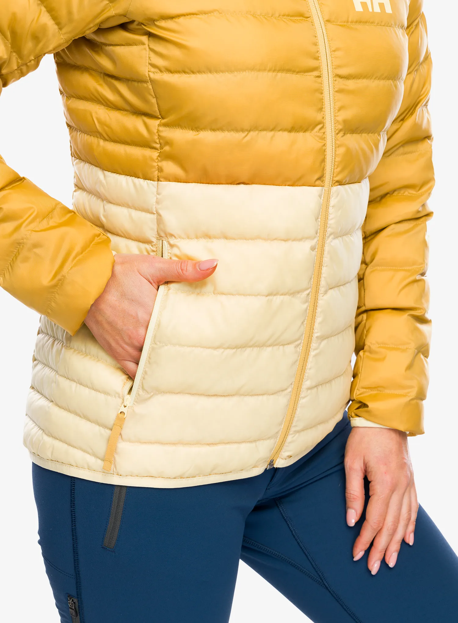Zateplená bunda dámská Helly Hansen Banff Insulator Jacket - yellow cream/sand