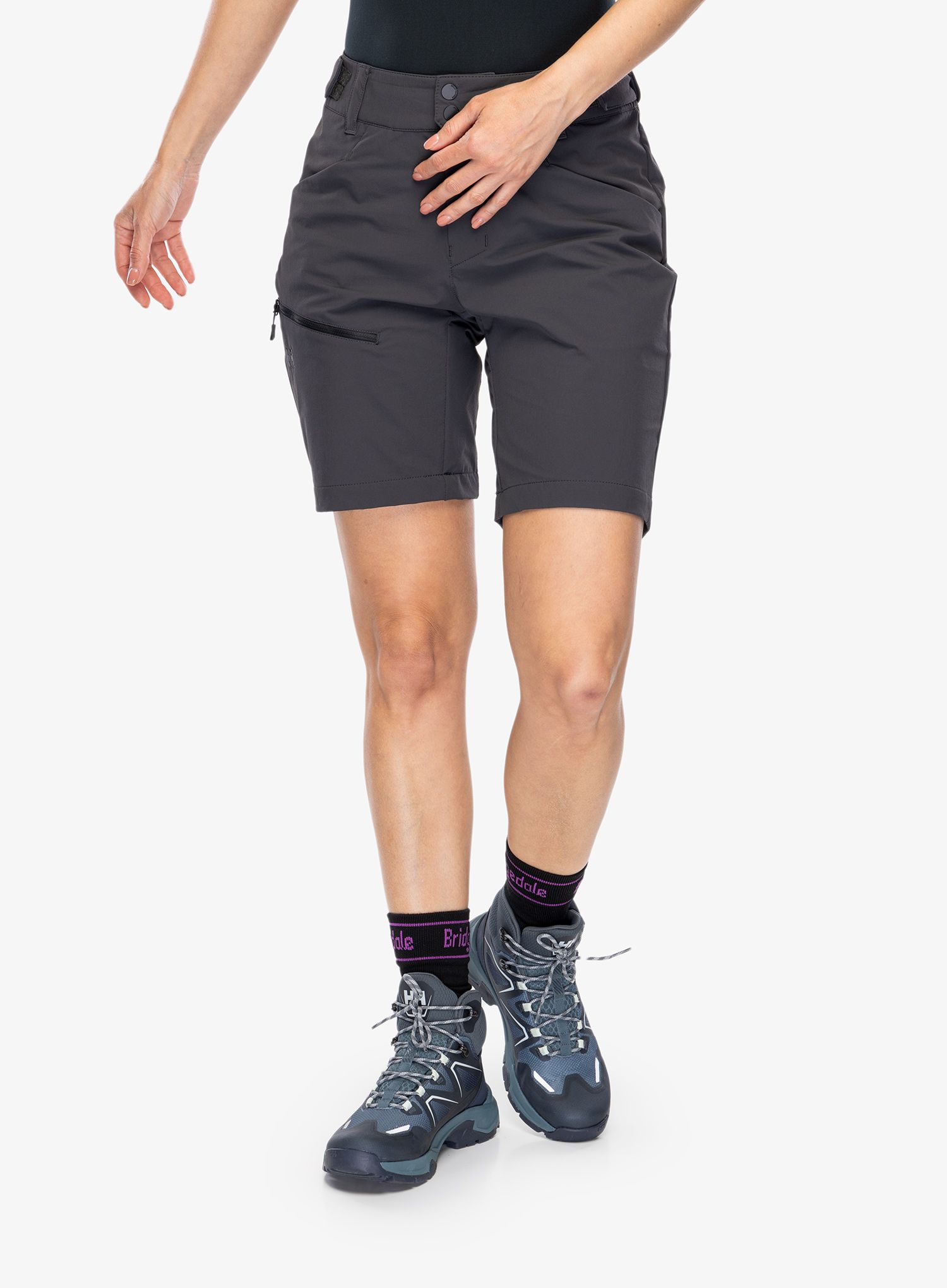 Turistické kraťasy dámské Helly Hansen Blaze Softshell Shorts - ebony