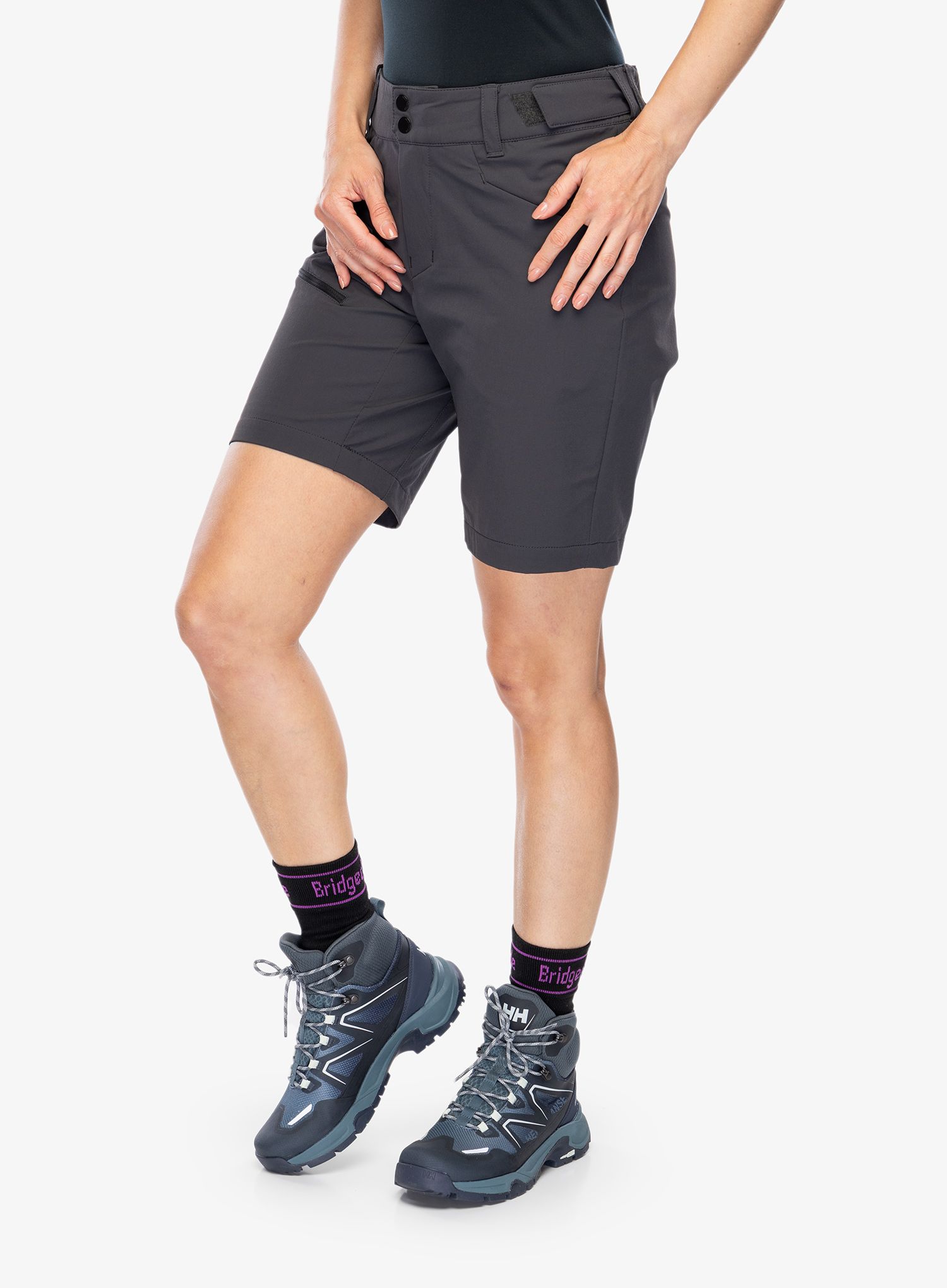 Turistické kraťasy dámské Helly Hansen Blaze Softshell Shorts - ebony