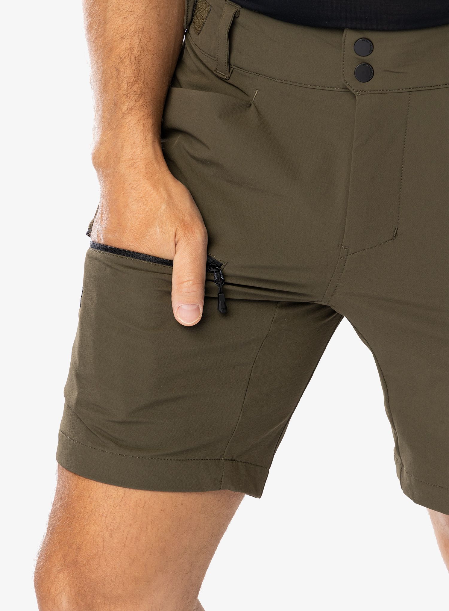 Outdoorové kraťasy Helly Hansen Blaze Softshell Shorts - utility green