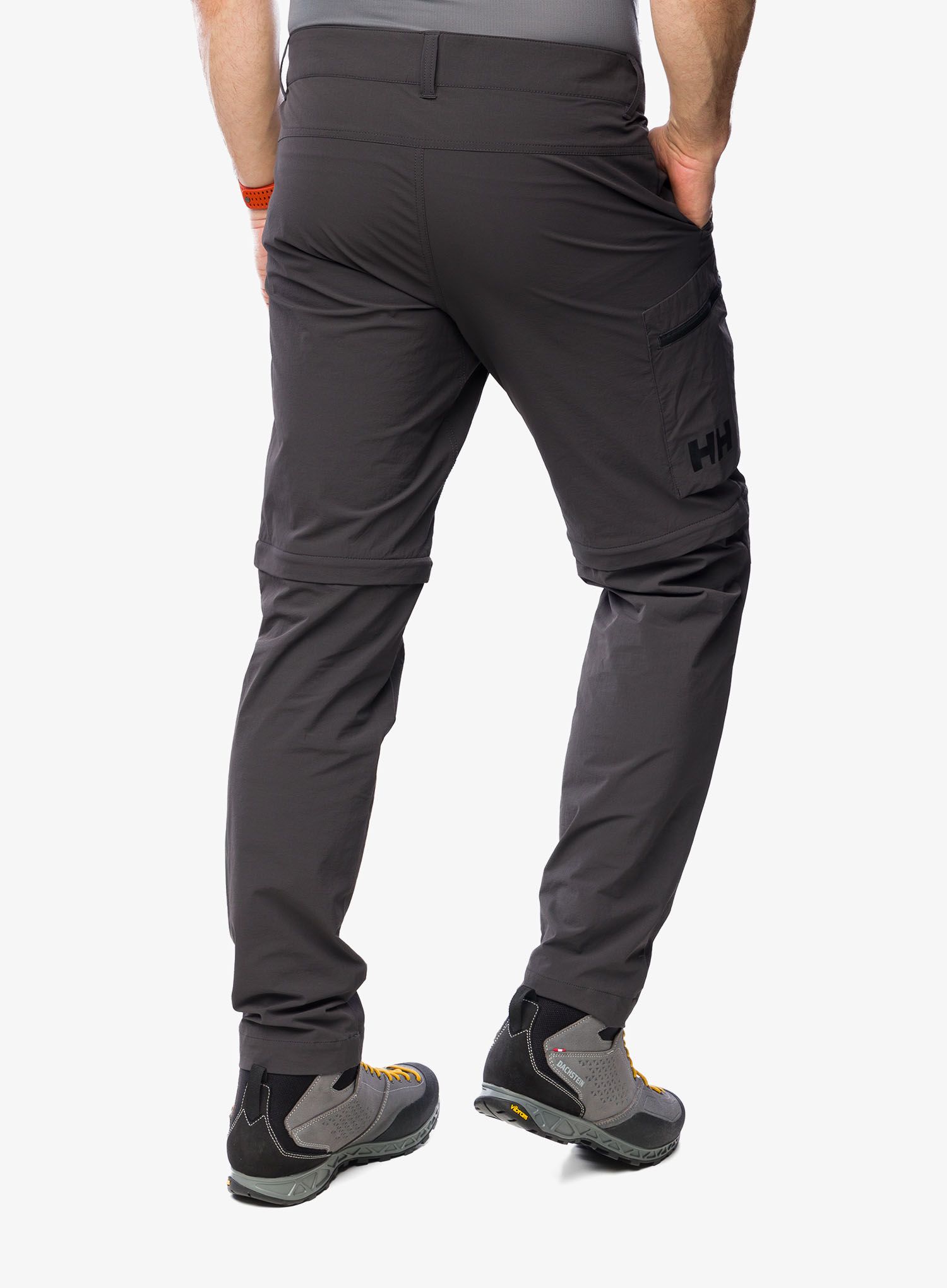 Turistické kalhoty Helly Hansen Brono Softshell Zip Off Pant - ebony