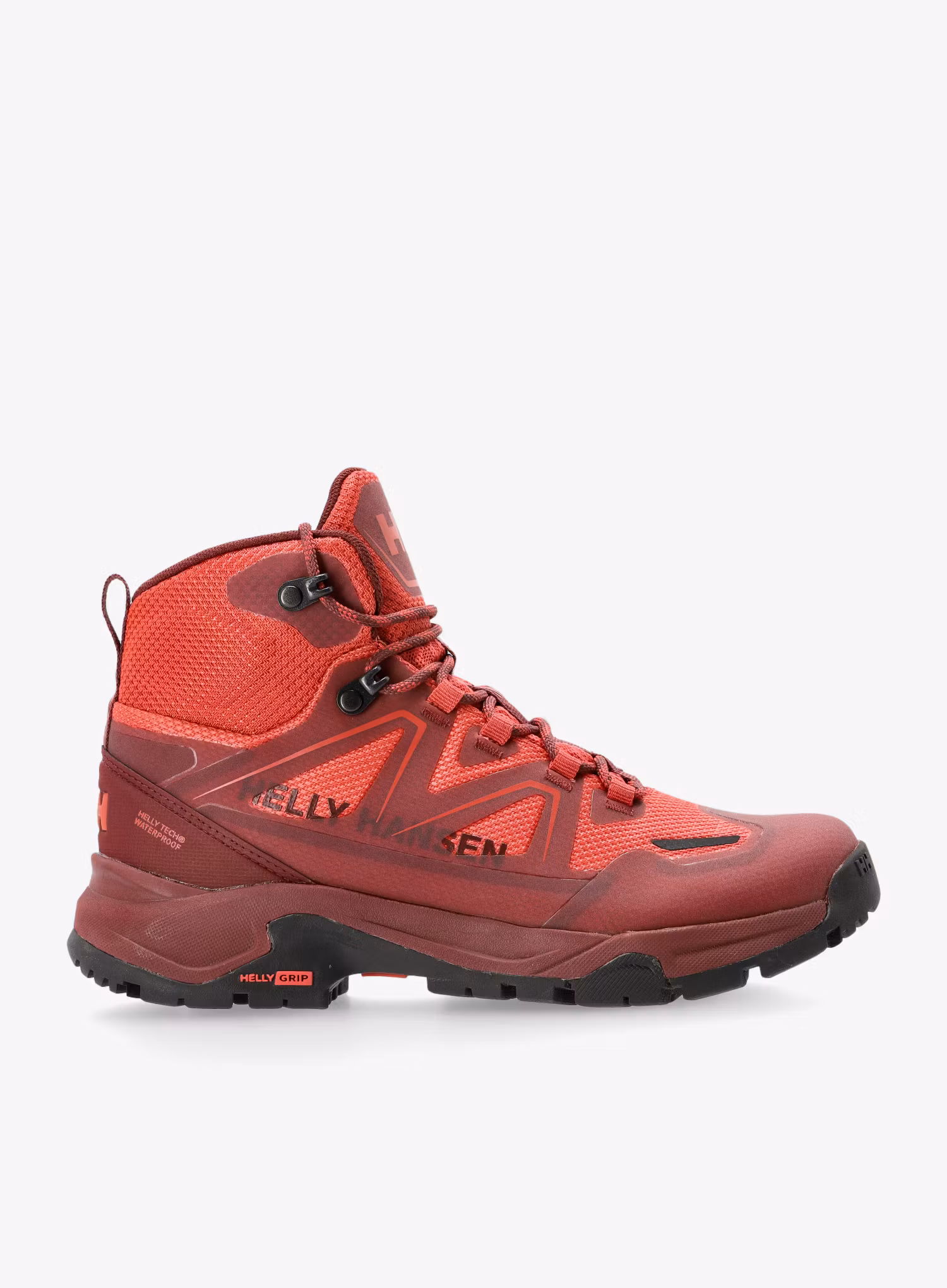 Vysoké turistické boty dámské Helly Hansen Cascade Mid HT - hickory/poppy red