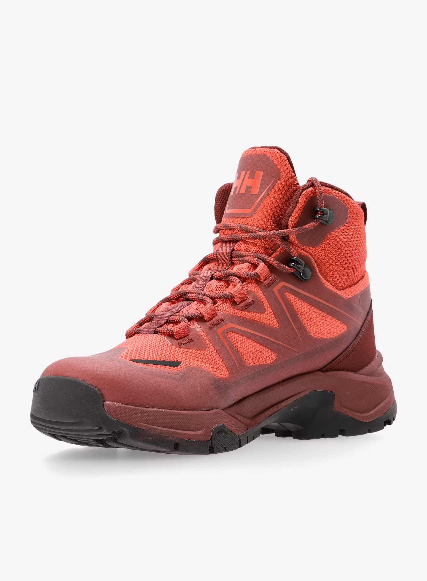 Vysoké turistické boty dámské Helly Hansen Cascade Mid HT - hickory/poppy red