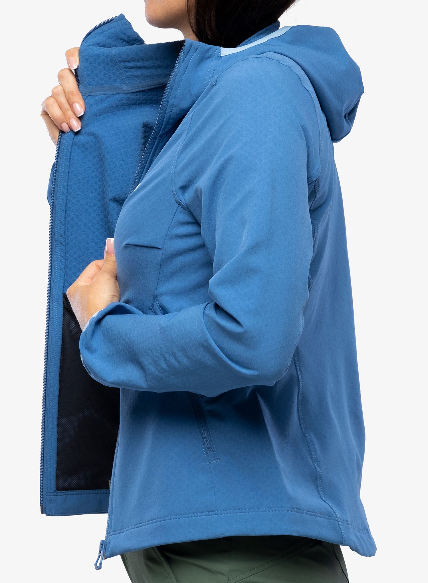 Fleecová mikina dámská Helly Hansen Cascade Shield Jacket - azurite