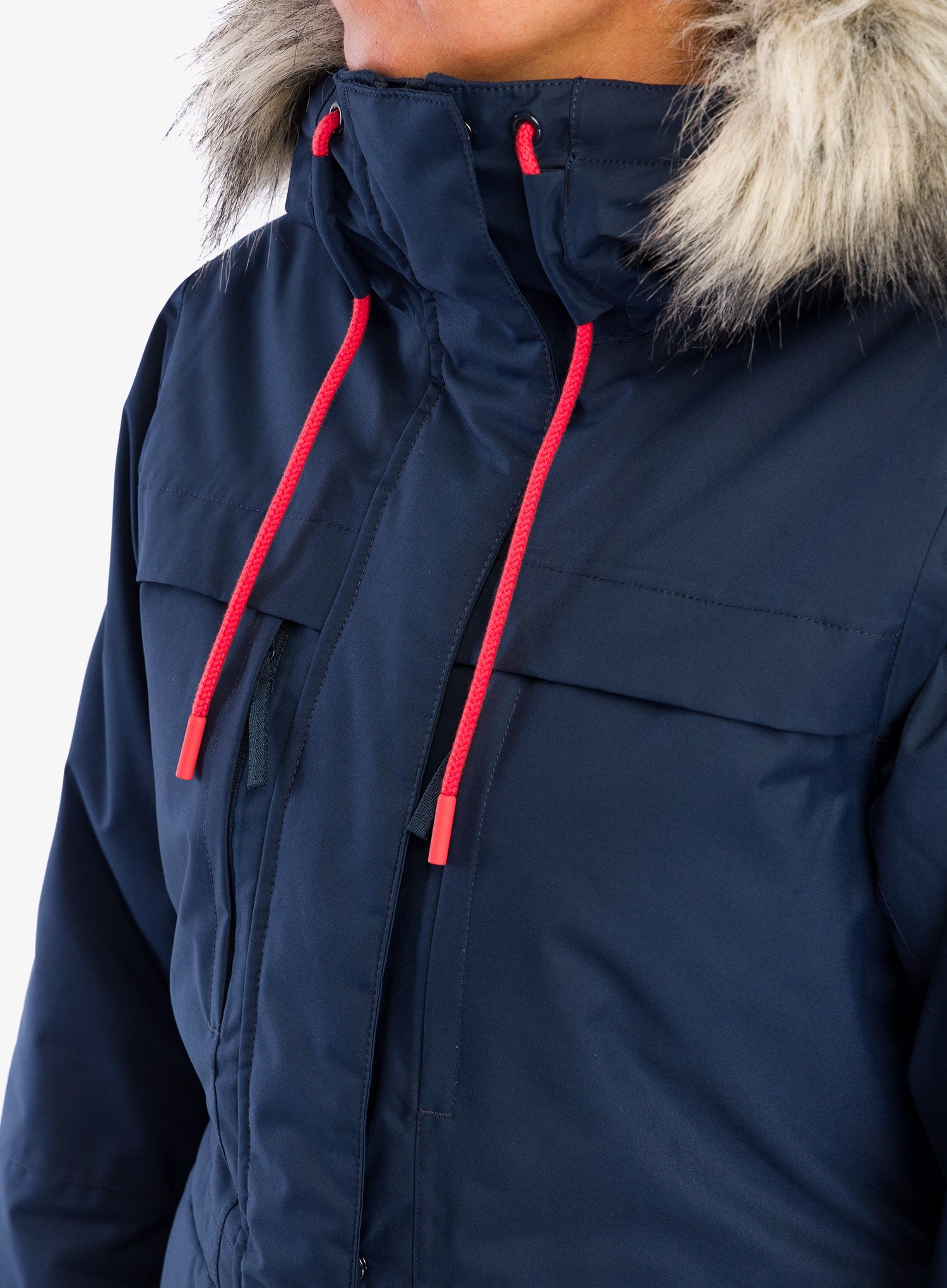Dámská zimní bunda Helly Hansen Coastal Parka - navy/vaporous grey/gum
