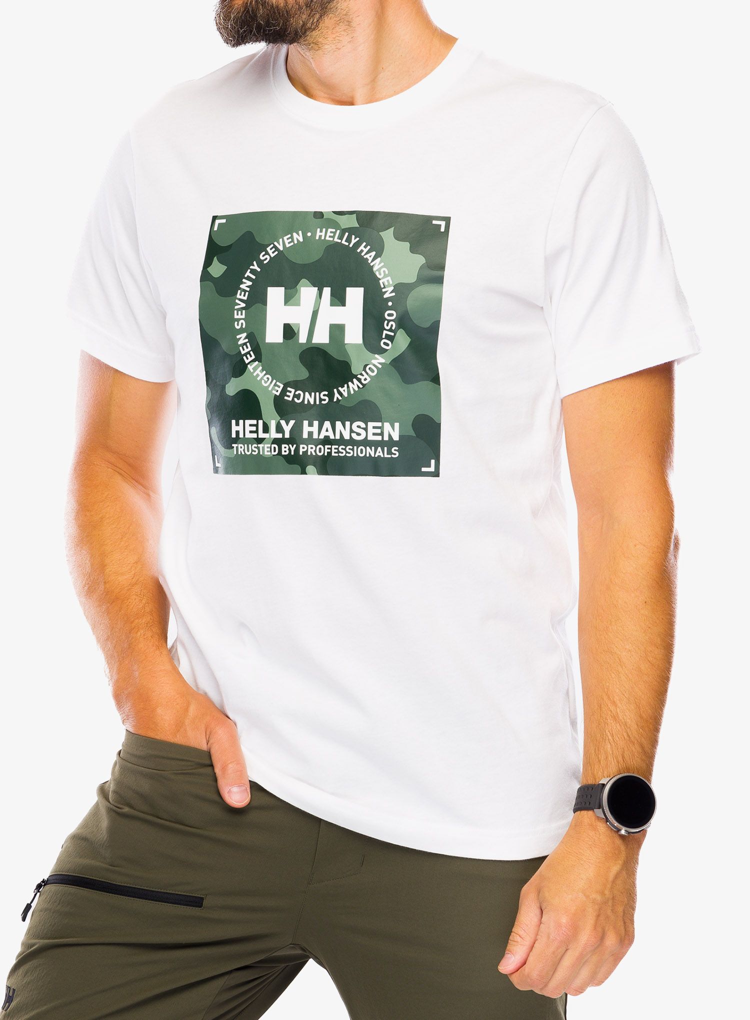 Bavlněné tričko Helly Hansen Core Graphic T-Shirt - white