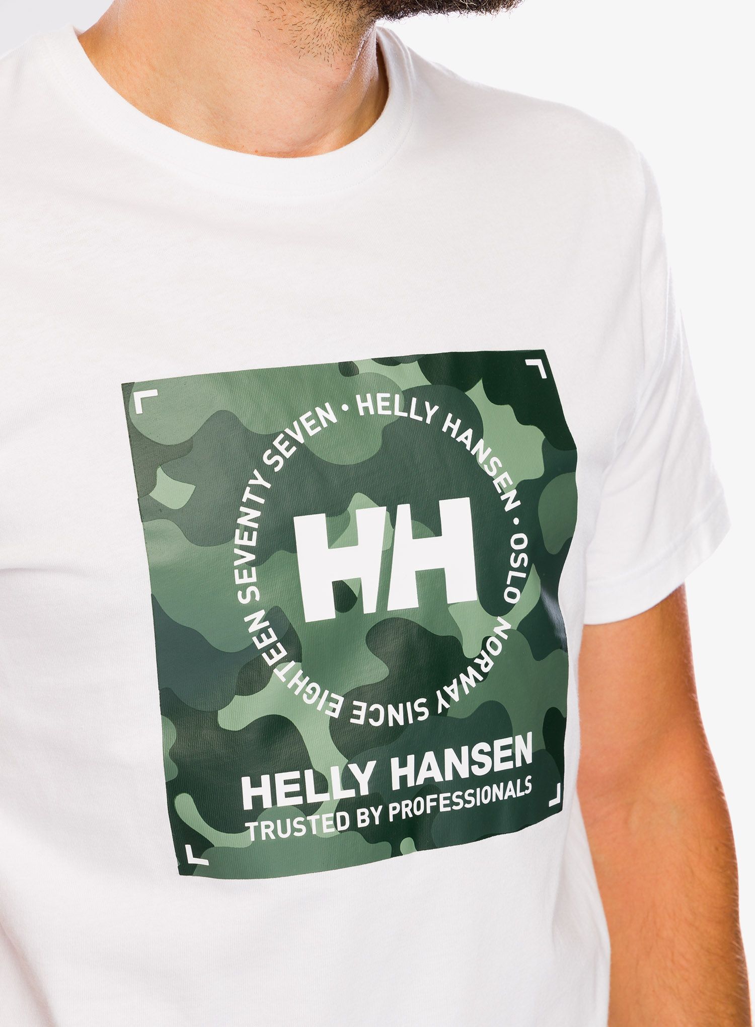 Bavlněné tričko Helly Hansen Core Graphic T-Shirt - white