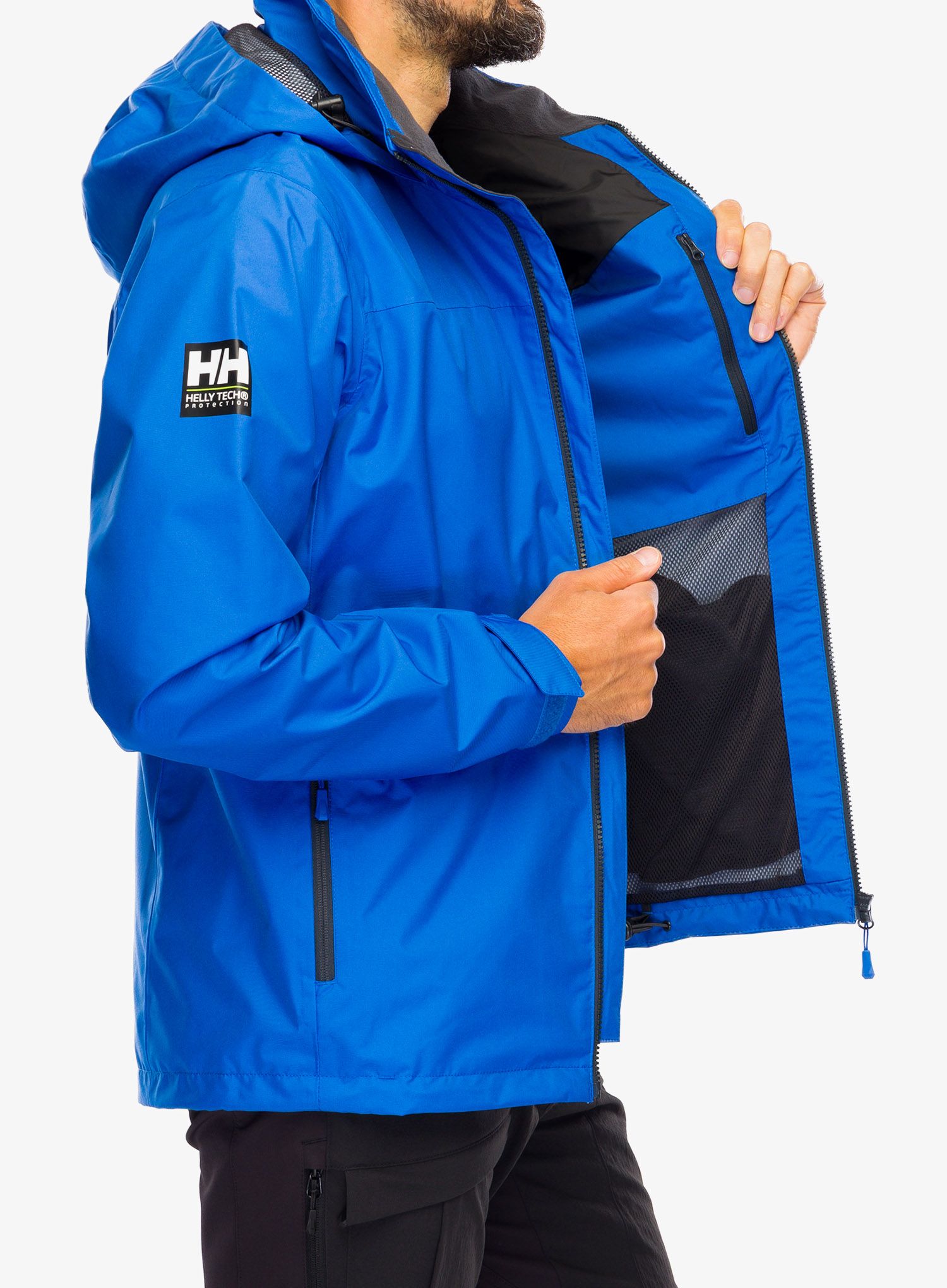 Bunda do deště Helly Hansen Crew Hooded Jacket 2.0 - cobalt 2.0
