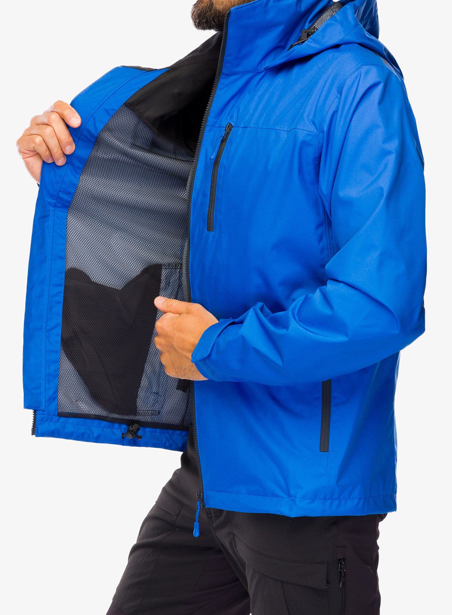 Bunda do deště Helly Hansen Crew Hooded Jacket 2.0 - cobalt 2.0