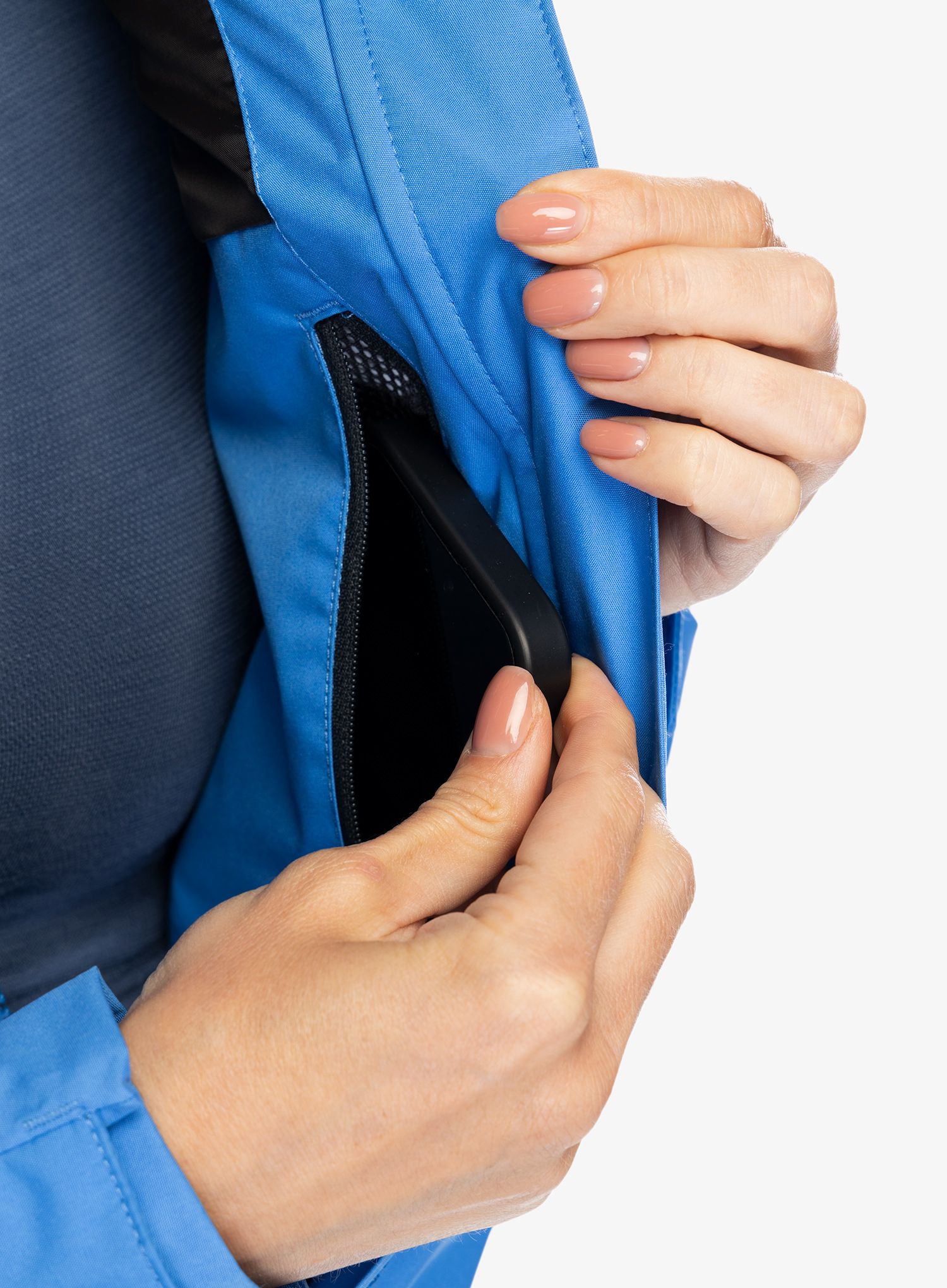 Dámská bunda do deště Helly Hansen Crew Hooded Jacket 2.0 - ultra blue