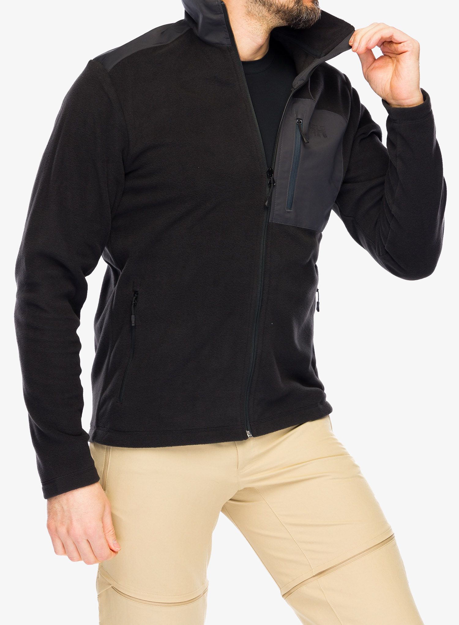 Pánská mikina Helly Hansen Daybreaker Block Jacket - black/black gum