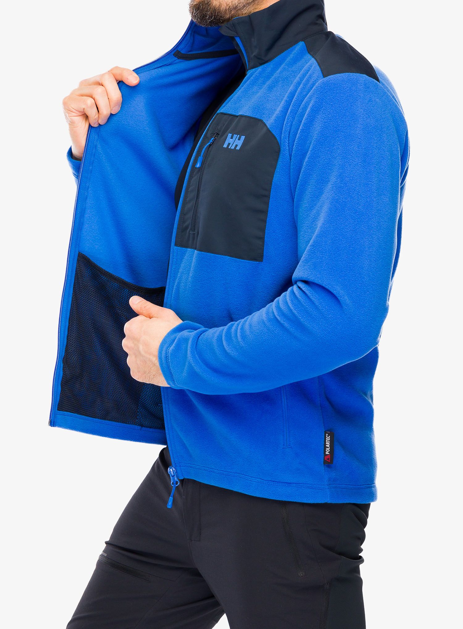 Mikina bez kapuce Helly Hansen Daybreaker Block Jacket - cobalt 2.0
