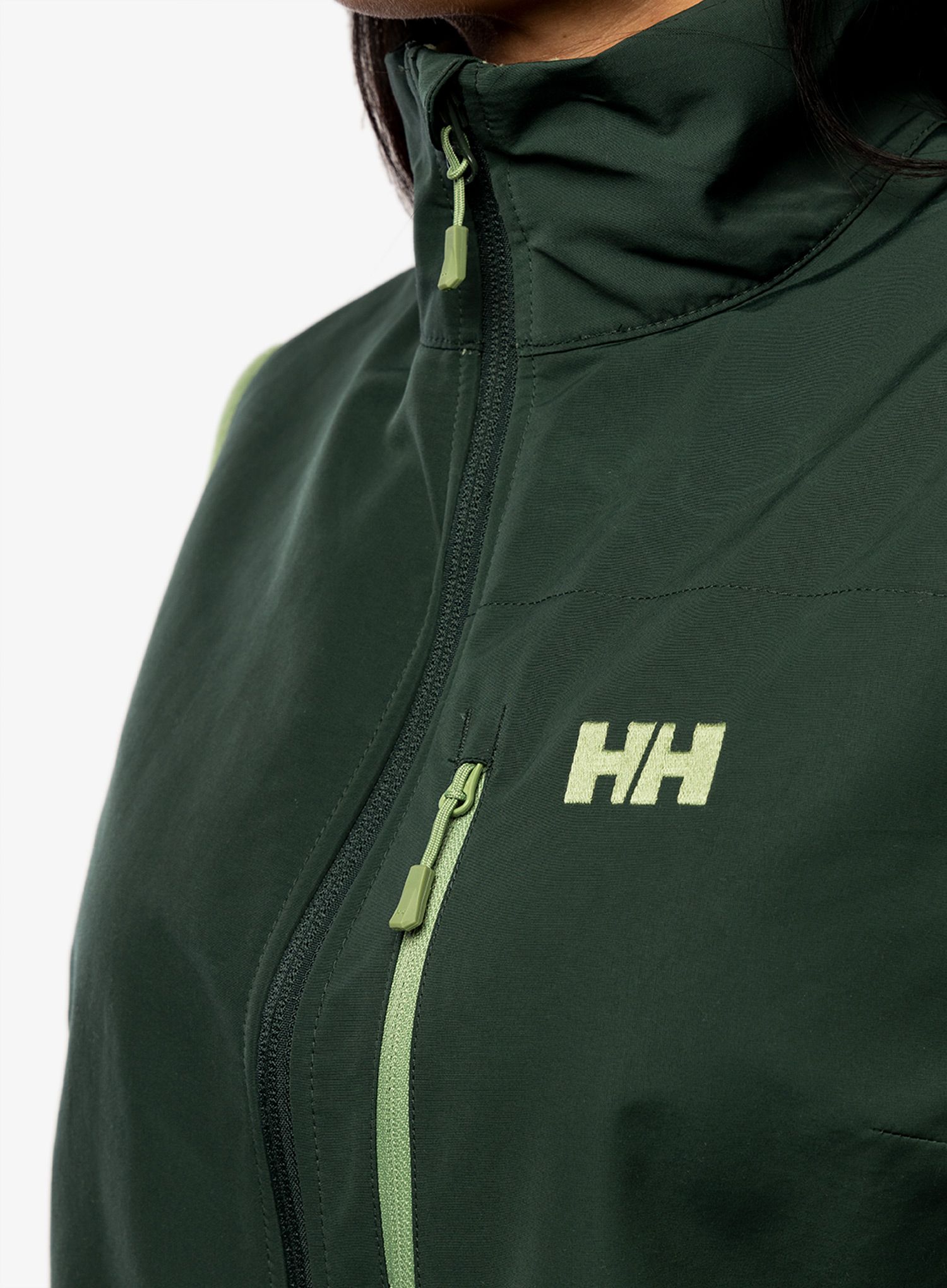 Dámská mikina na zip Helly Hansen Daybreaker Block Jacket - jade 2.0