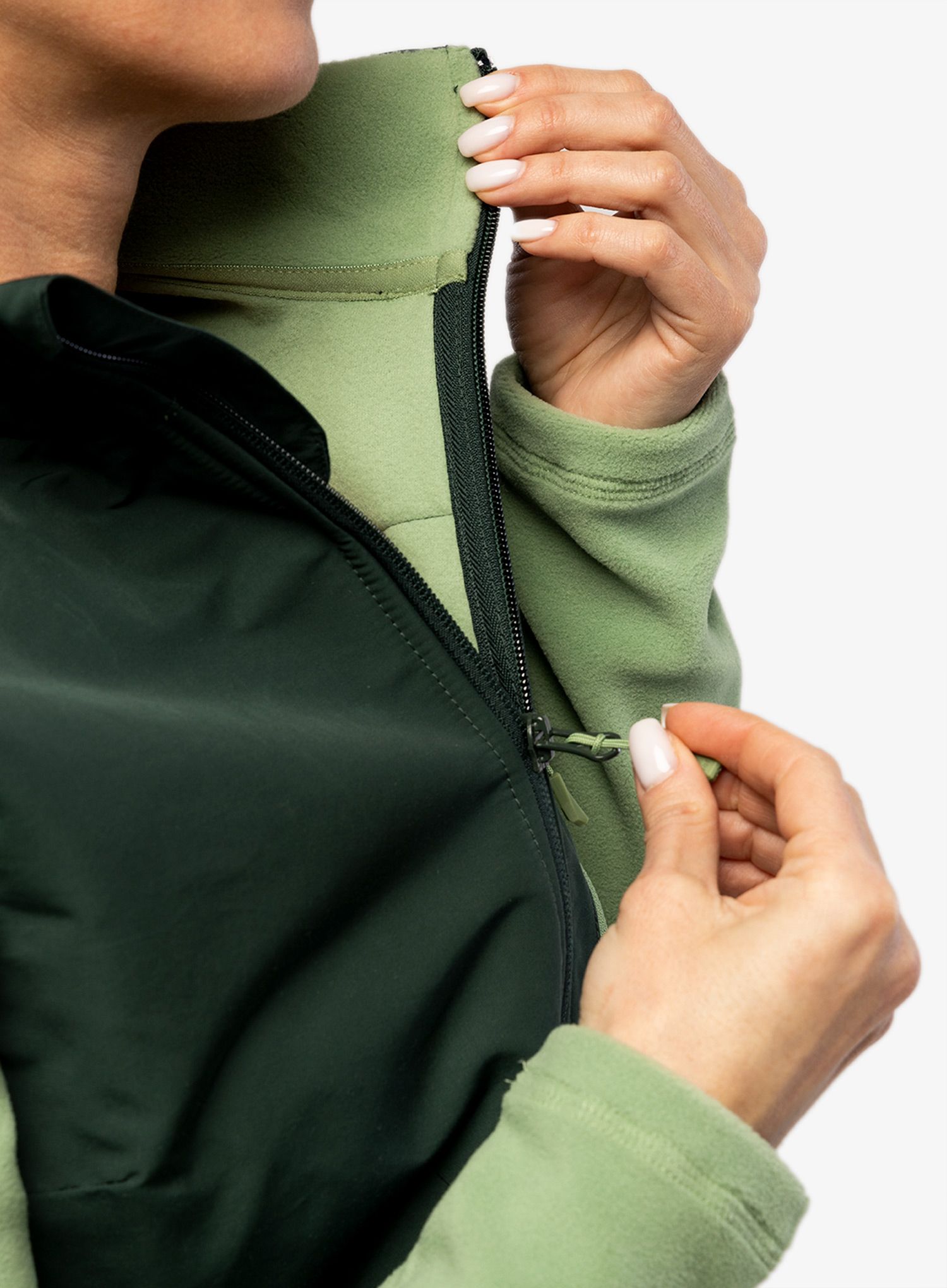 Dámská mikina na zip Helly Hansen Daybreaker Block Jacket - jade 2.0