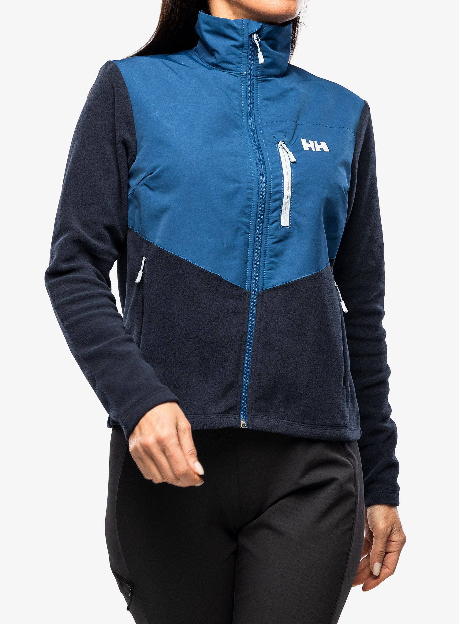 Fleece mikina dámská Helly Hansen Daybreaker Block Jacket - navy