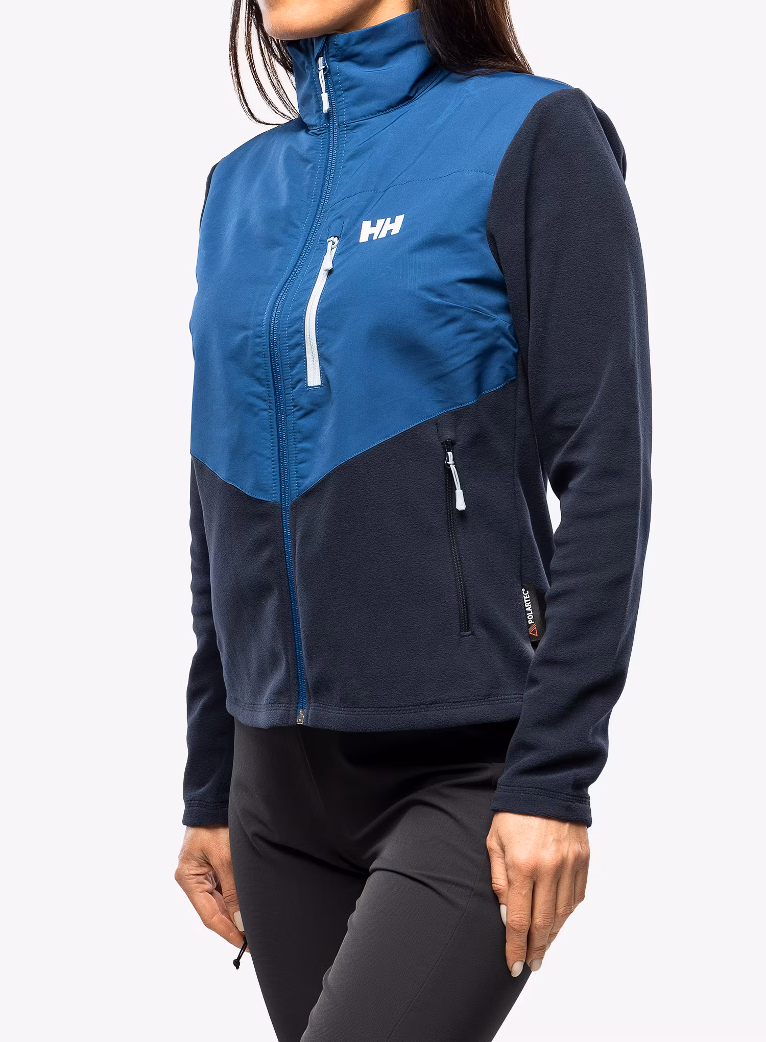 Fleece mikina dámská Helly Hansen Daybreaker Block Jacket - navy