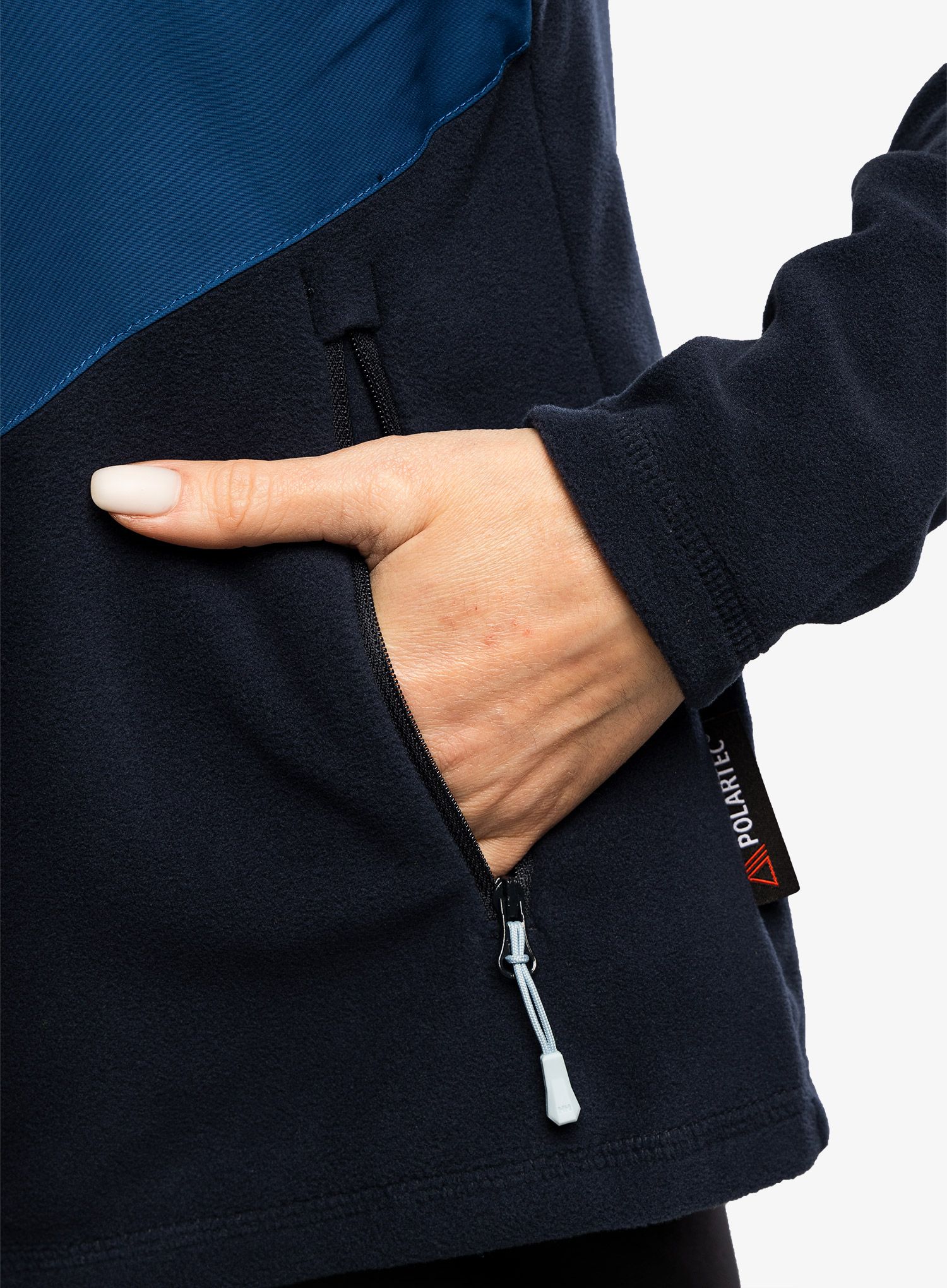 Fleece mikina dámská Helly Hansen Daybreaker Block Jacket - navy