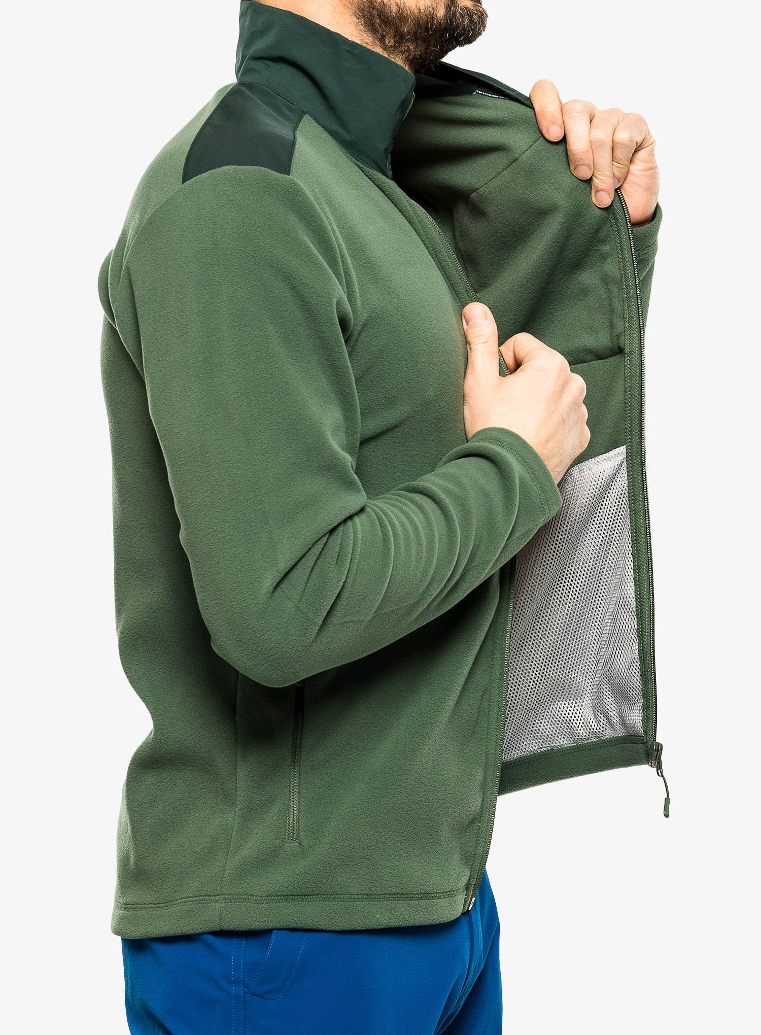 Rozepínací mikina Helly Hansen Daybreaker Block Jacket - spruce