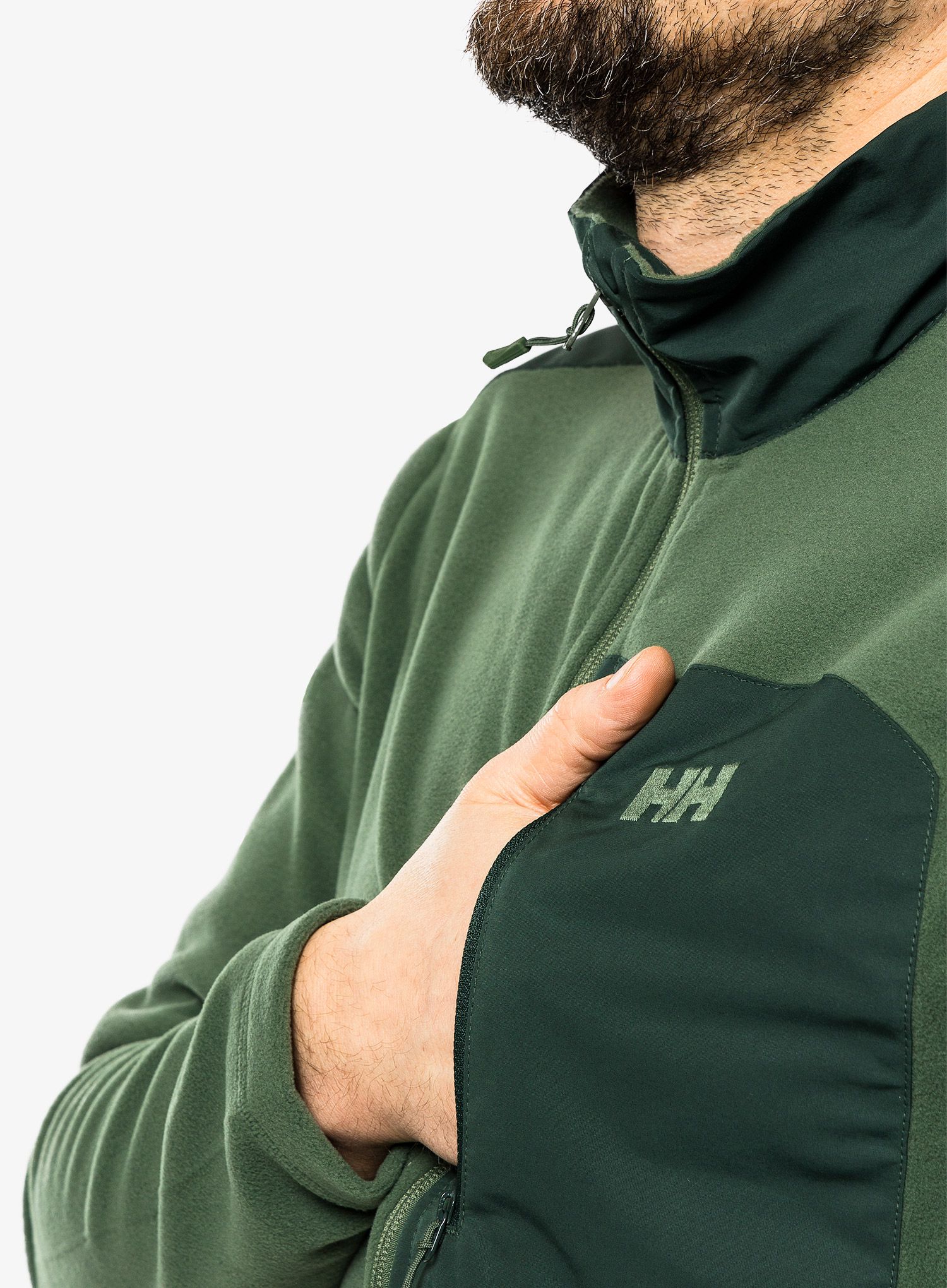 Rozepínací mikina Helly Hansen Daybreaker Block Jacket - spruce