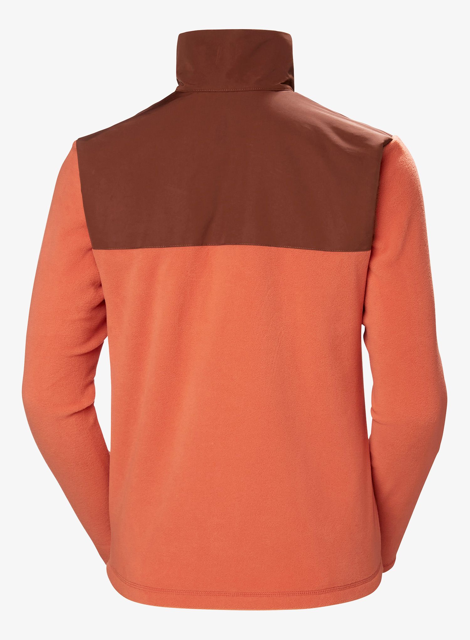 Fleece mikina dámská Helly Hansen Daybreaker Block Jacket - terracotta