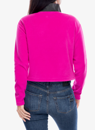 Dámská mikina Helly Hansen Daybreaker Cropped Fleece - magenta 2.0