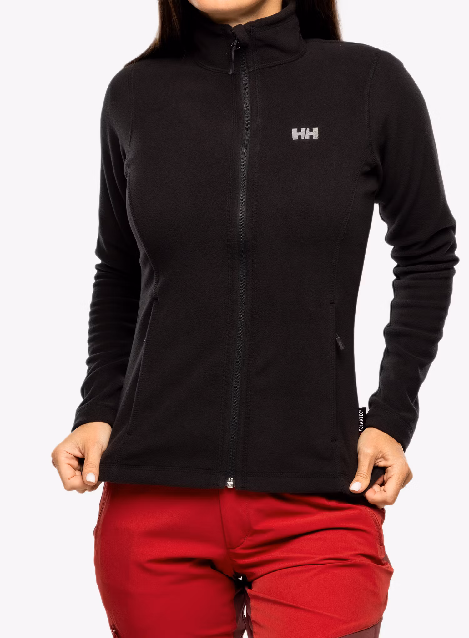 Dámská mikina na zip Helly Hansen Daybreaker Fleece Jacket - jet black/ebony/light