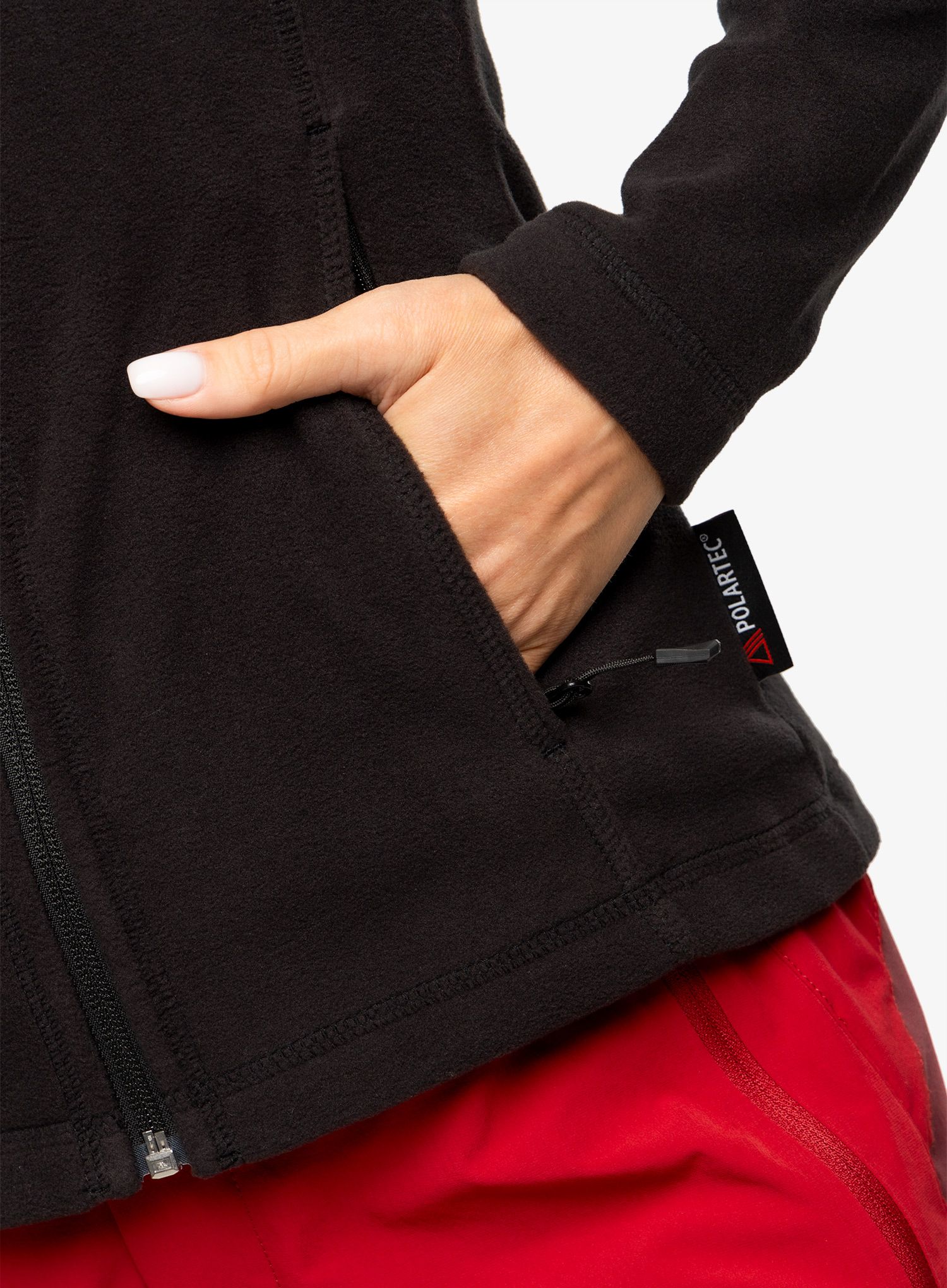Dámská mikina na zip Helly Hansen Daybreaker Fleece Jacket - jet black/ebony/light