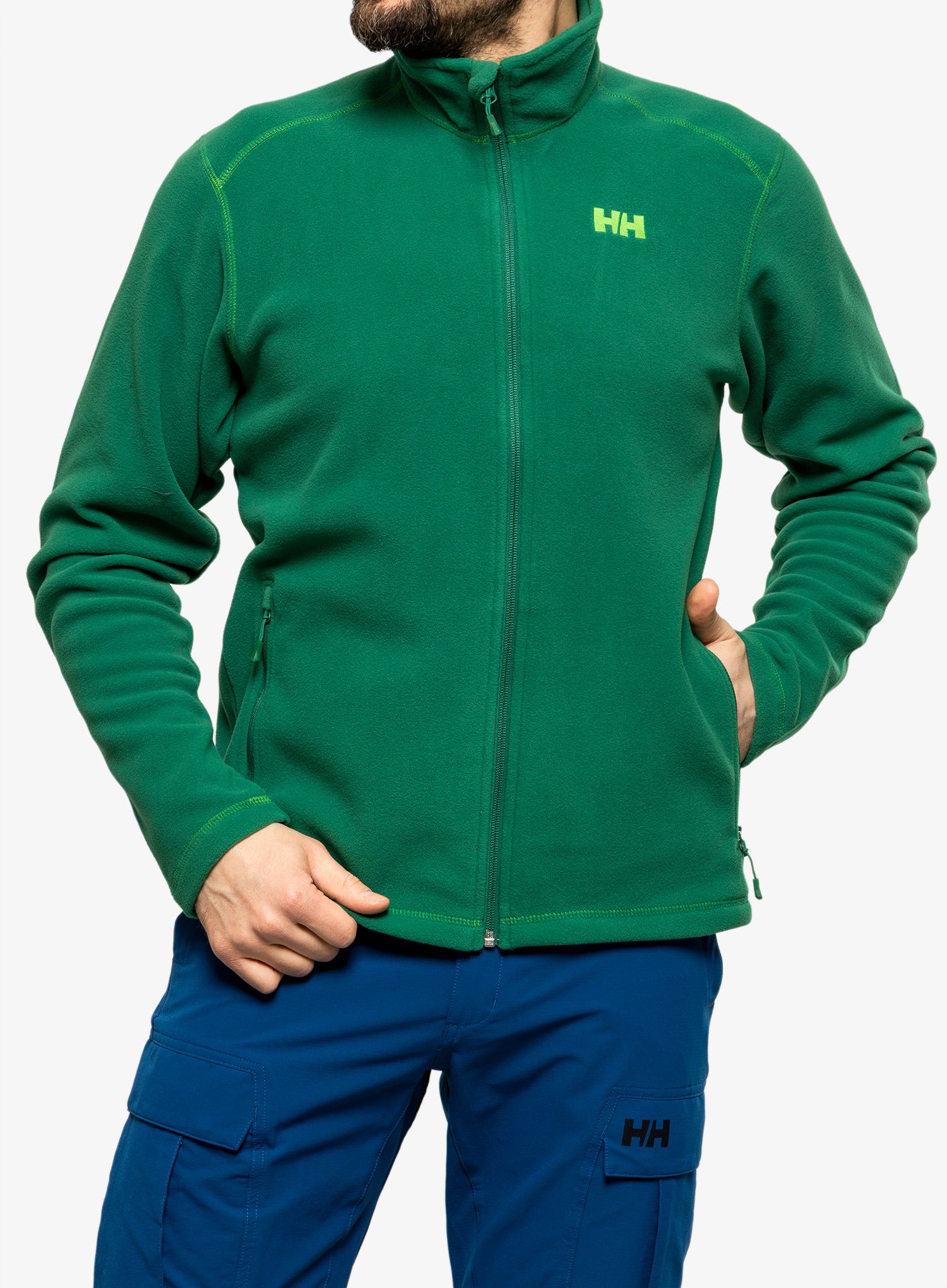 Fleece mikina pánská Helly Hansen Daybreaker Fleece Jacket - malachite