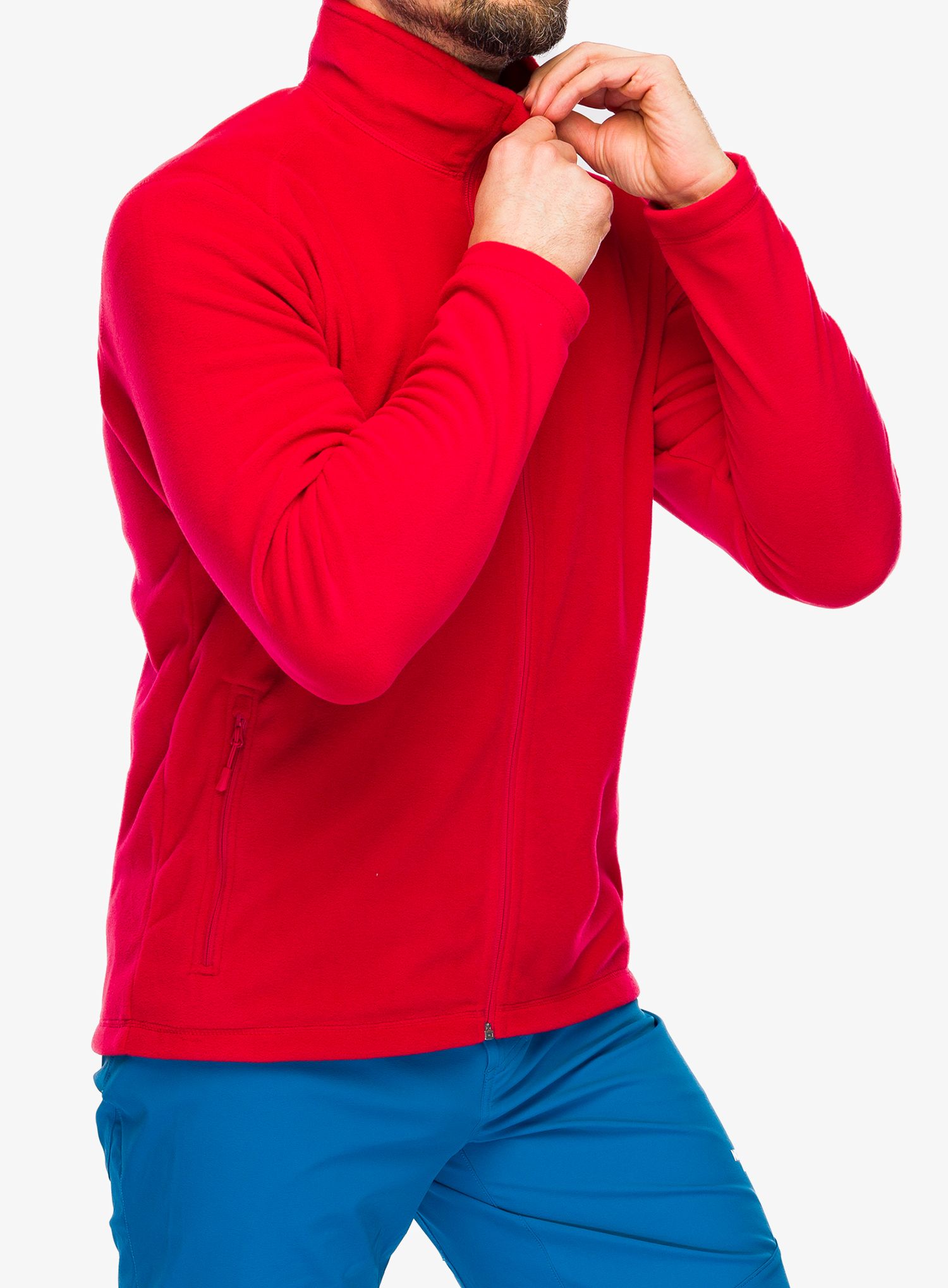 Rozepínací mikina Helly Hansen Daybreaker Fleece Jacket - red/red
