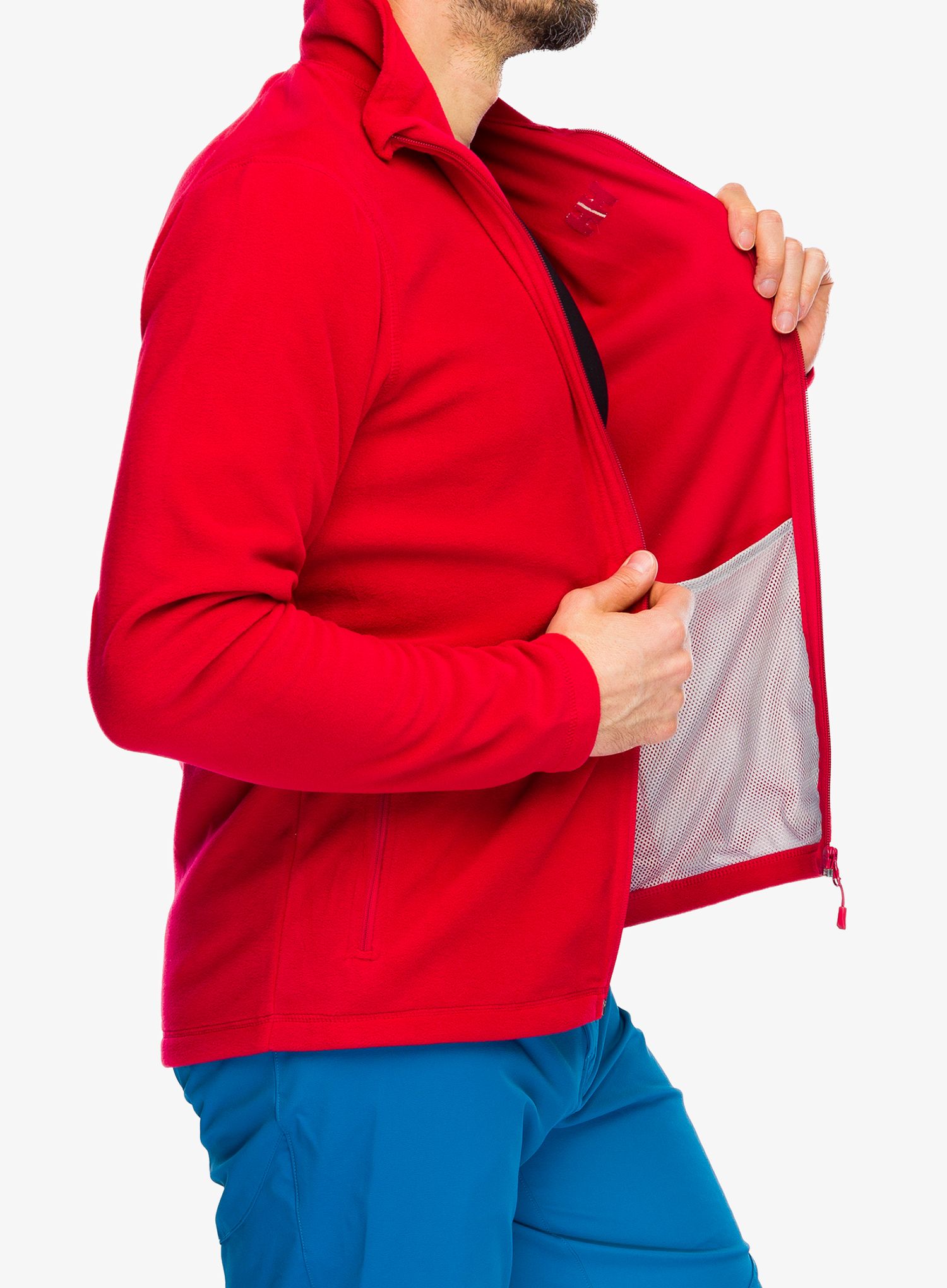 Rozepínací mikina Helly Hansen Daybreaker Fleece Jacket - red/red