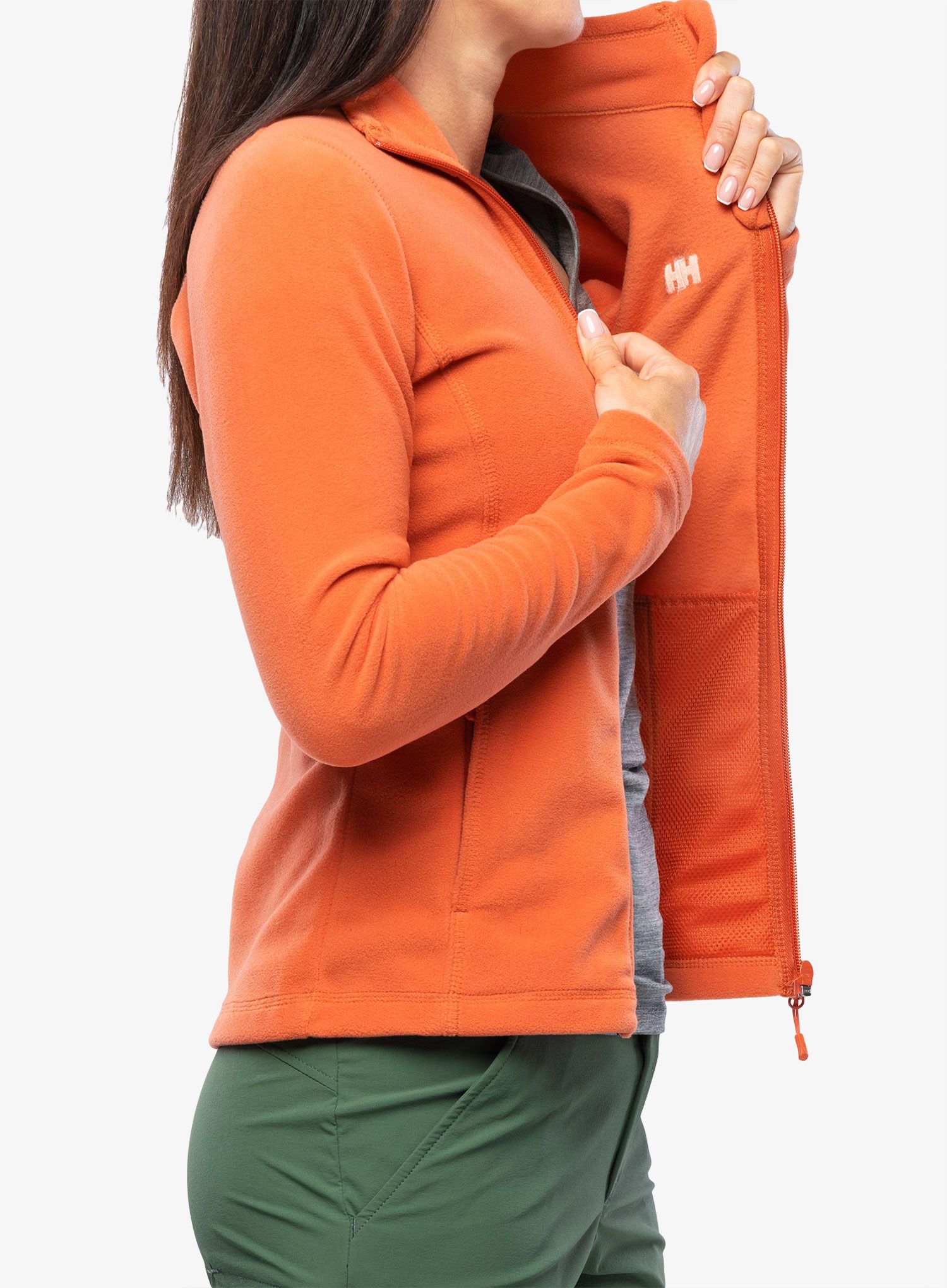 Fleece mikina dámská Helly Hansen Daybreaker Fleece Jacket - terracotta