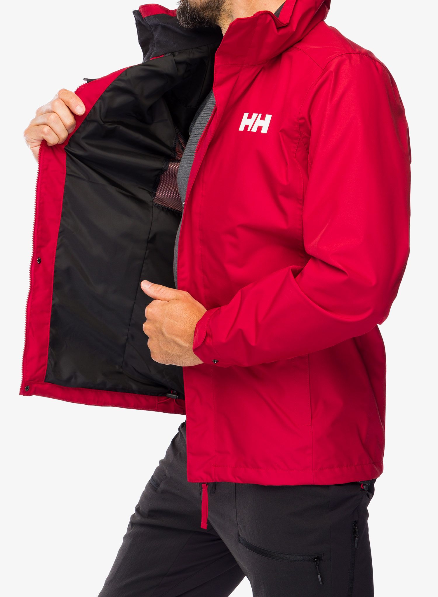 Bunda do deště Helly Hansen Dubliner Jacket - red
