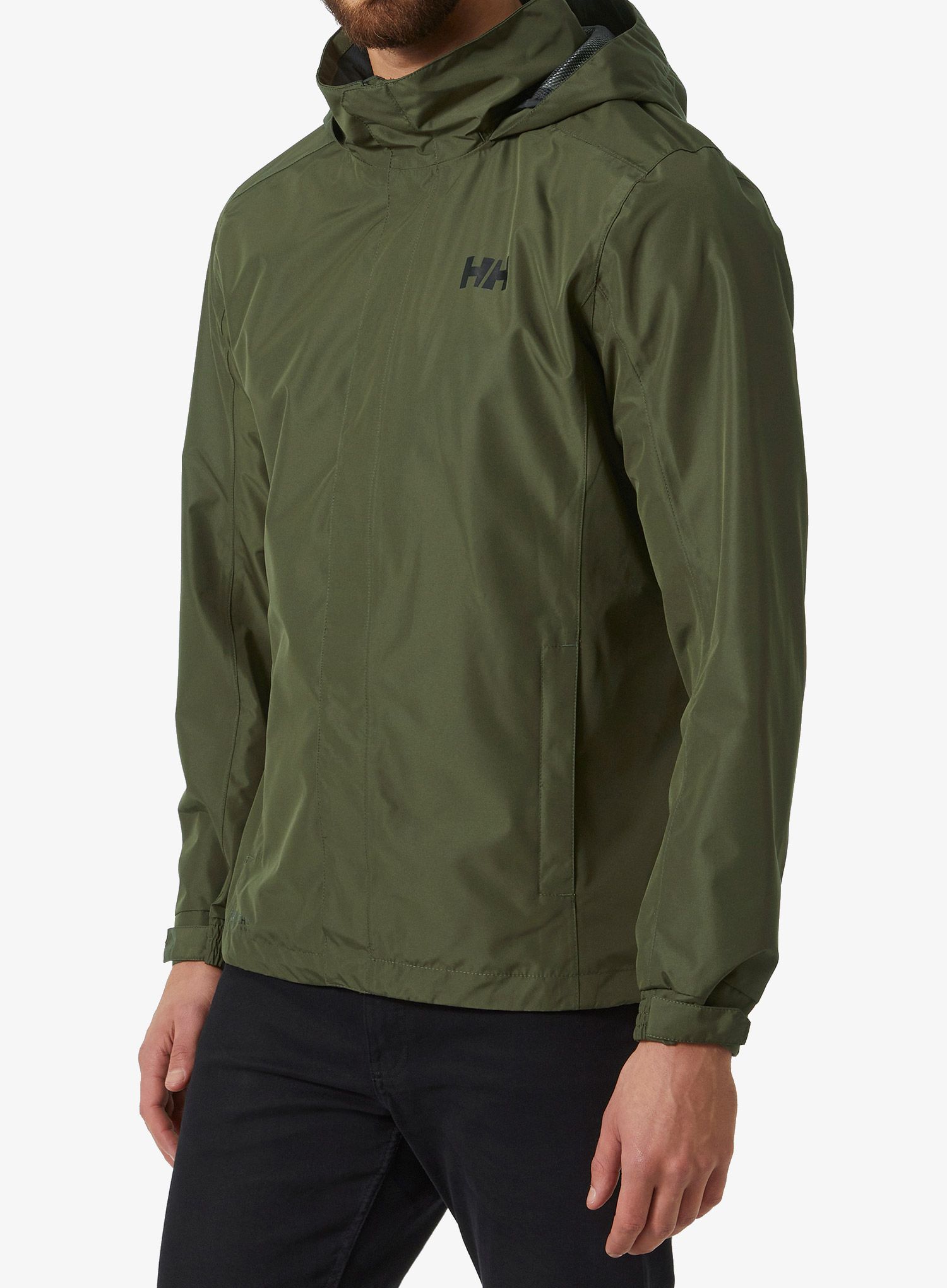 Bunda do deště Helly Hansen Dubliner Jacket - utility green/snow