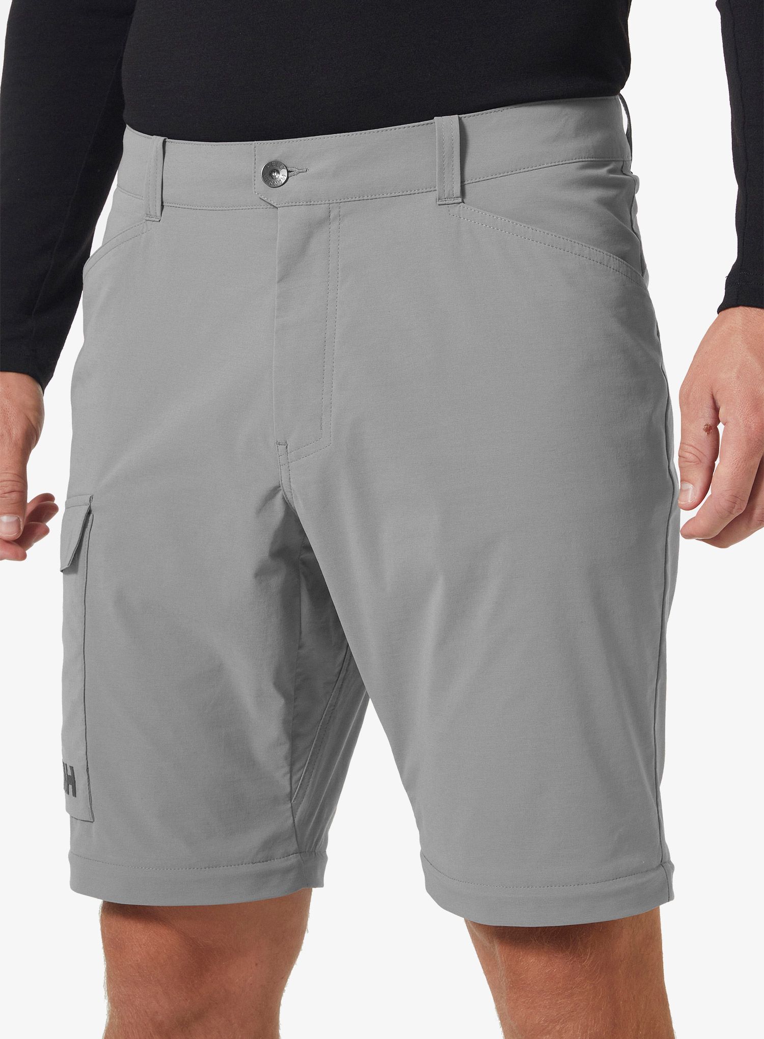 Kalhoty s odepínacími nohavicemi Helly Hansen Elv Light Zip Off Pant - concrete